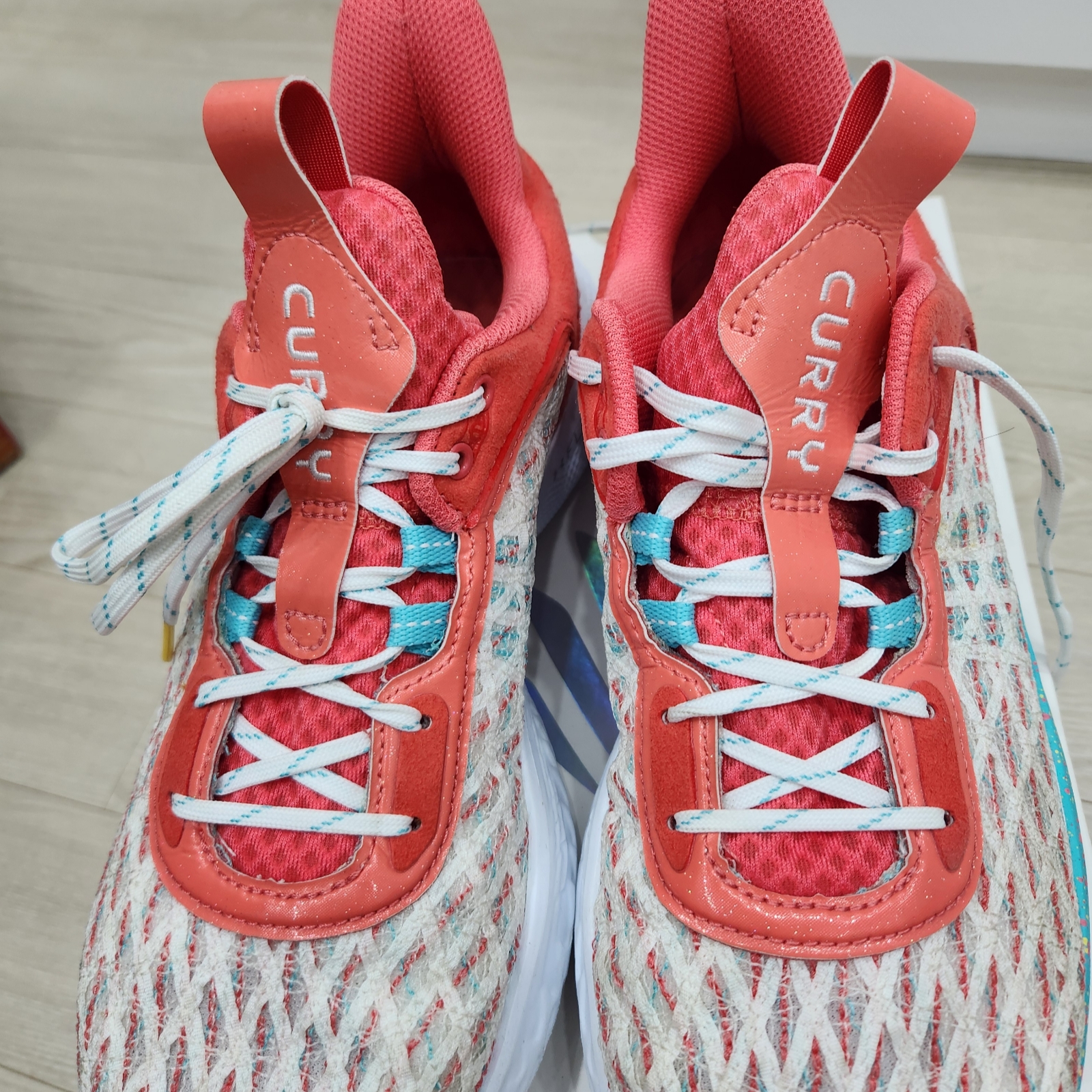 Under Armour Curry Flow 9 Pink Purple 착용 스타일