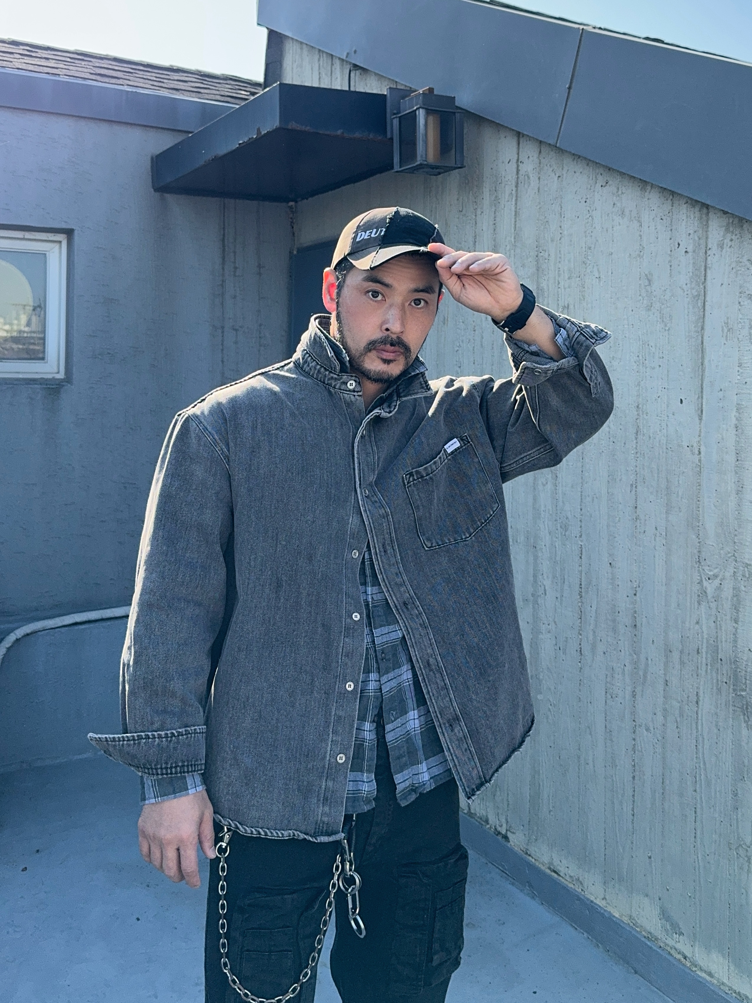 Undermycar Alghul Vintage Tactic Cargo Pants After Dark - 23SS 착용 스타일 - 1