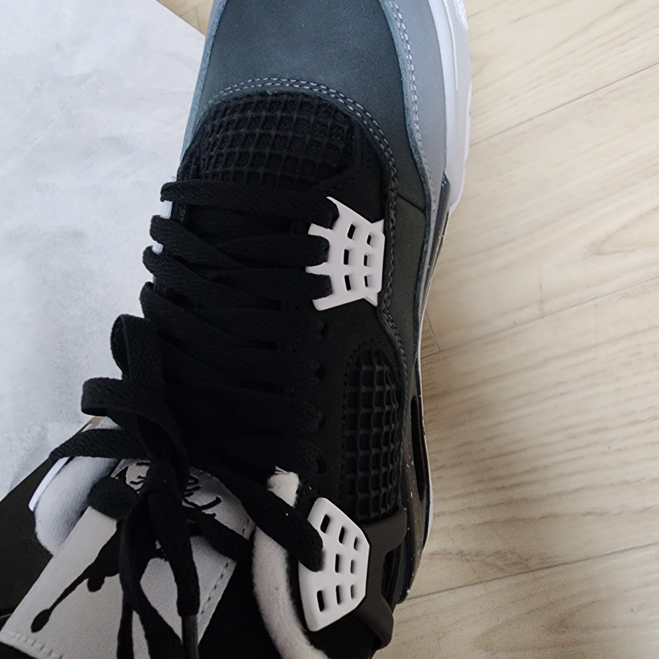 Jordan 4 Retro Fear 2024 착용 스타일 - 1