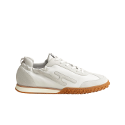Hermes Jet Sneakers Nappa Suede Goatskin & Blanc