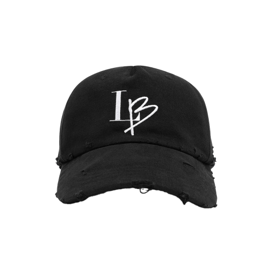 LB202411C1 Libilly LB Logo Grunge Oversized Ball cap
