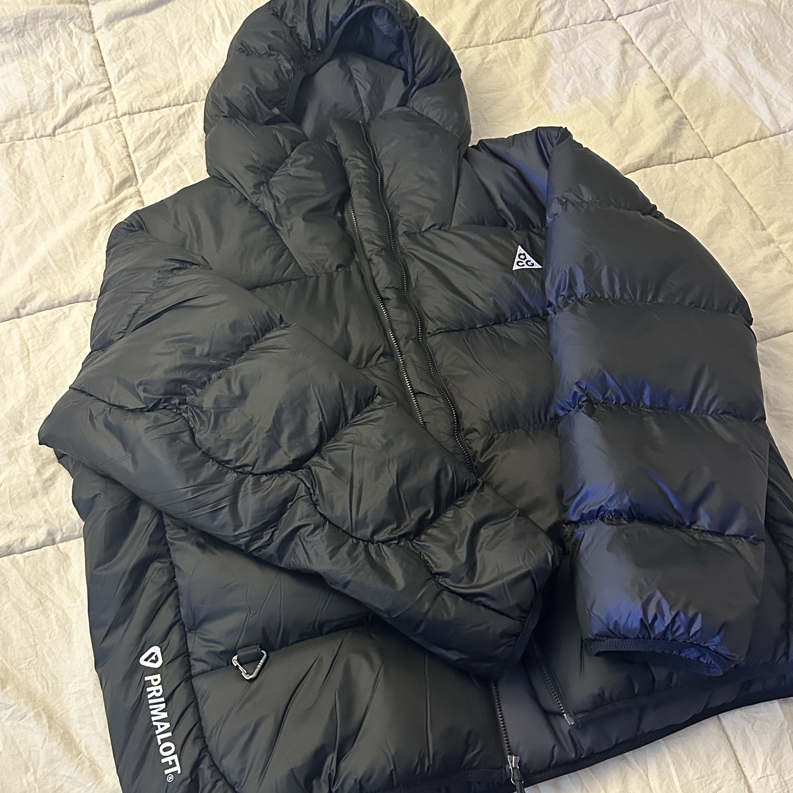 Nike ACG Therma-Fit ADV Lunar Lake Puffer Jacket Black - Asia 착용 스타일