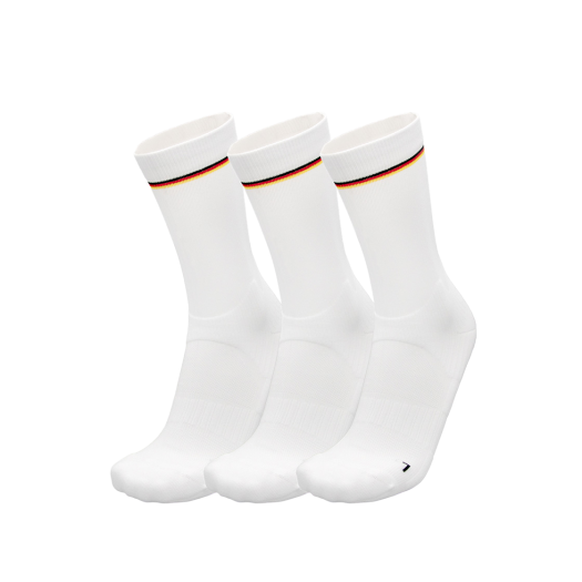 SU-CP-RUN-CREW-WH-3P_NEW Socks Up Compression Running Crew Socks White (3 pack)