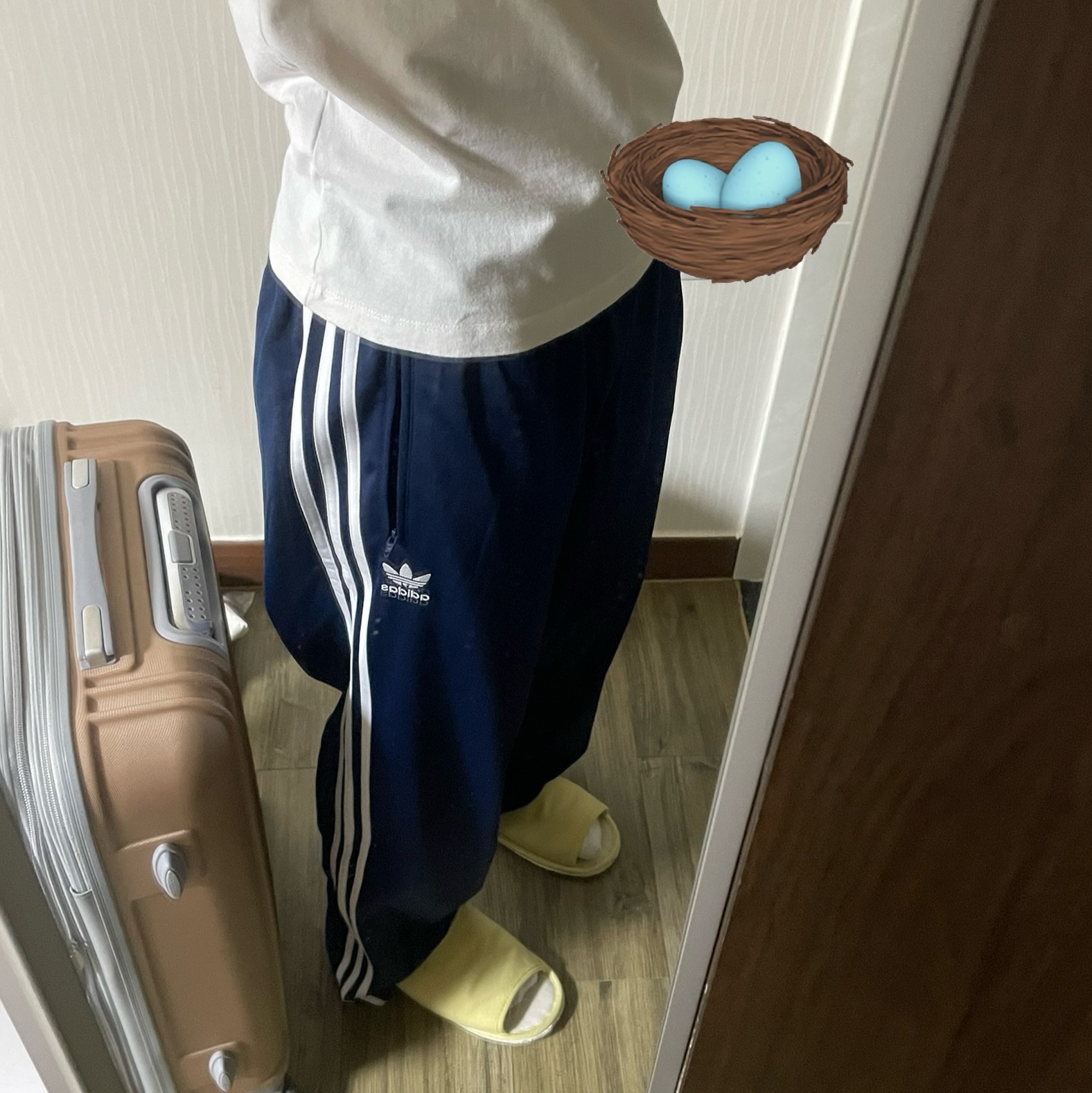 Adidas Adicolor Classics Firebird Track Pants Night Indigo - US Sizing 착용 스타일 - 2
