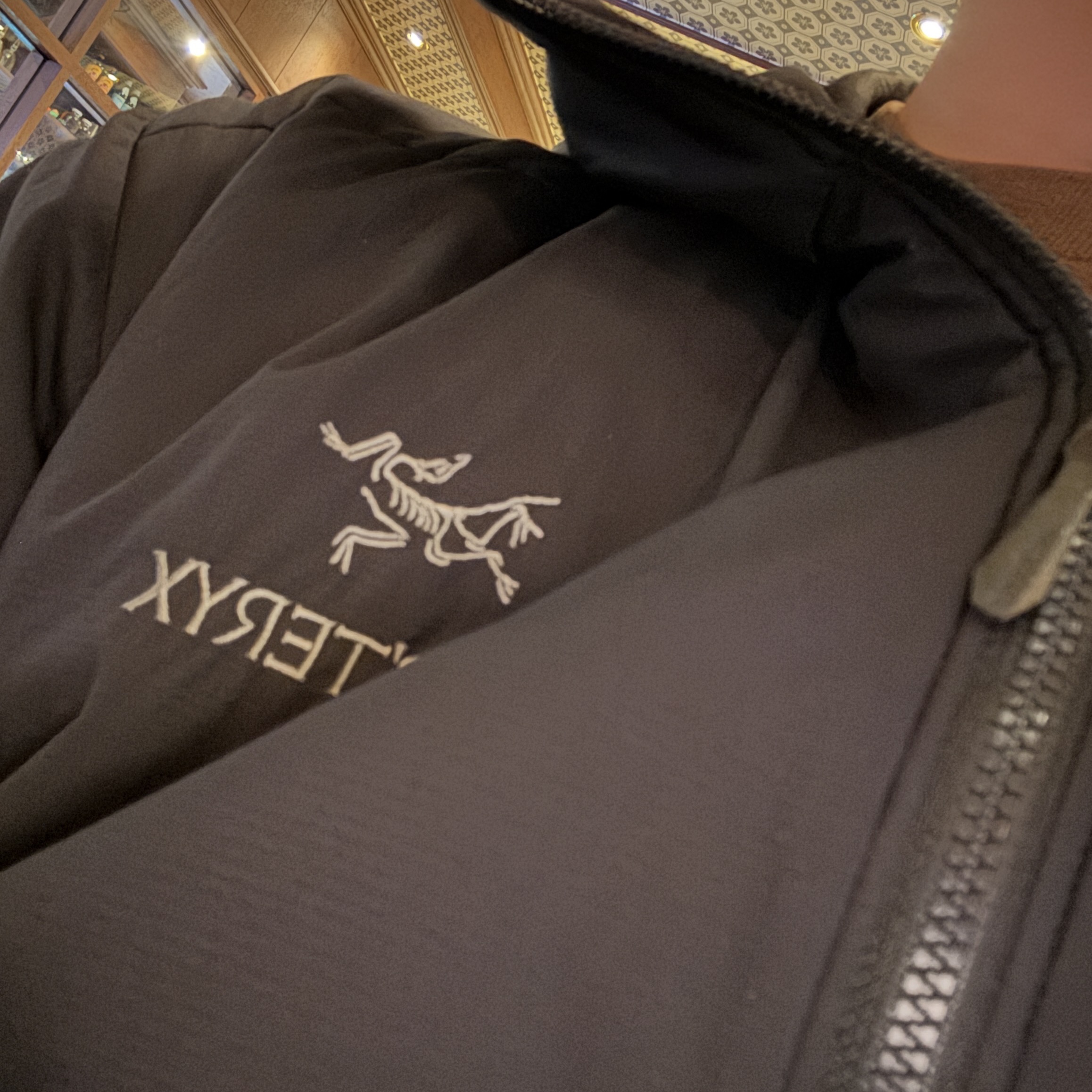 Arc'teryx Atom LT Hoody Black 착용 스타일