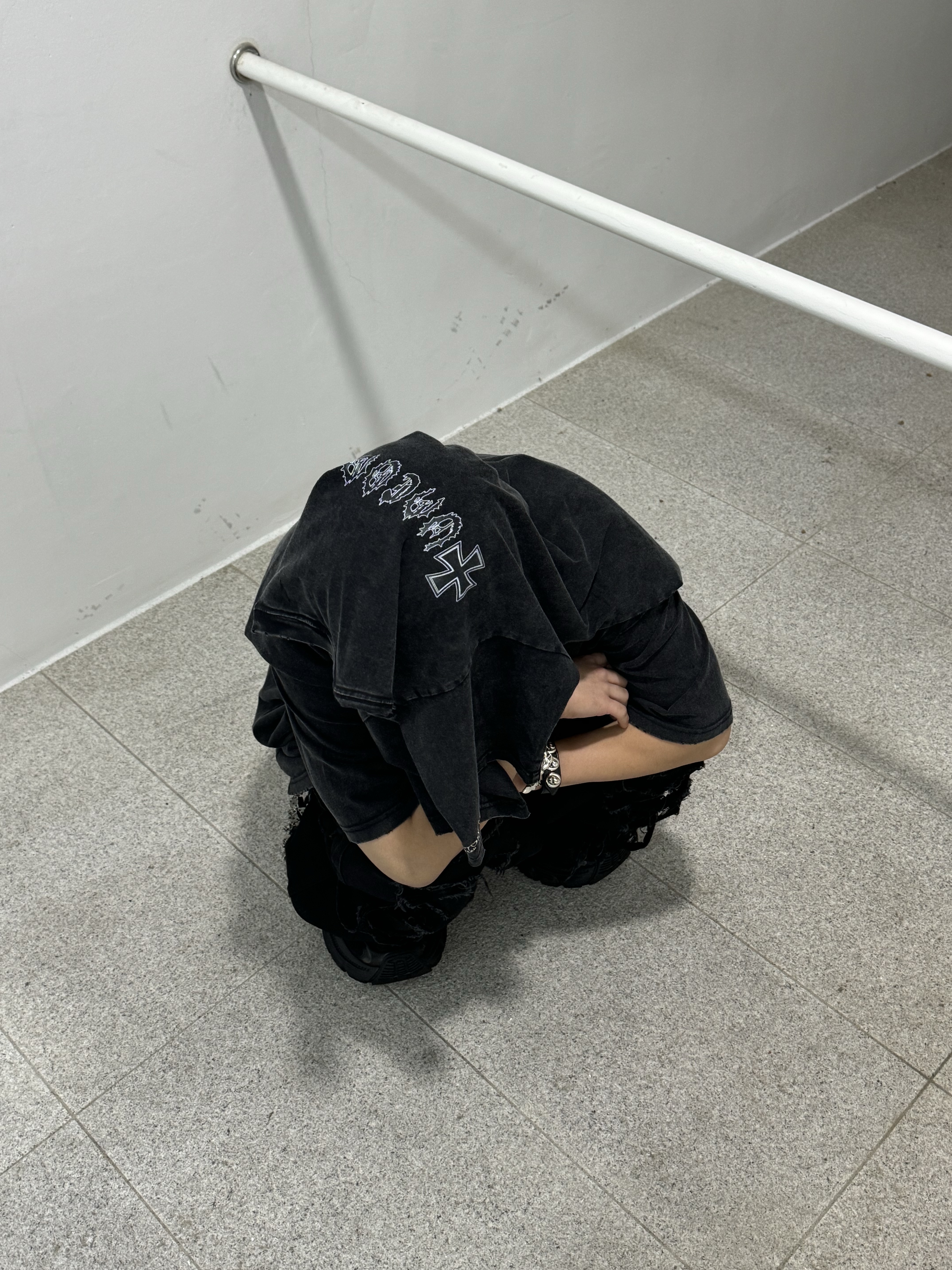 Balenciaga 10XL Sneakers Black 착용 스타일 - 3