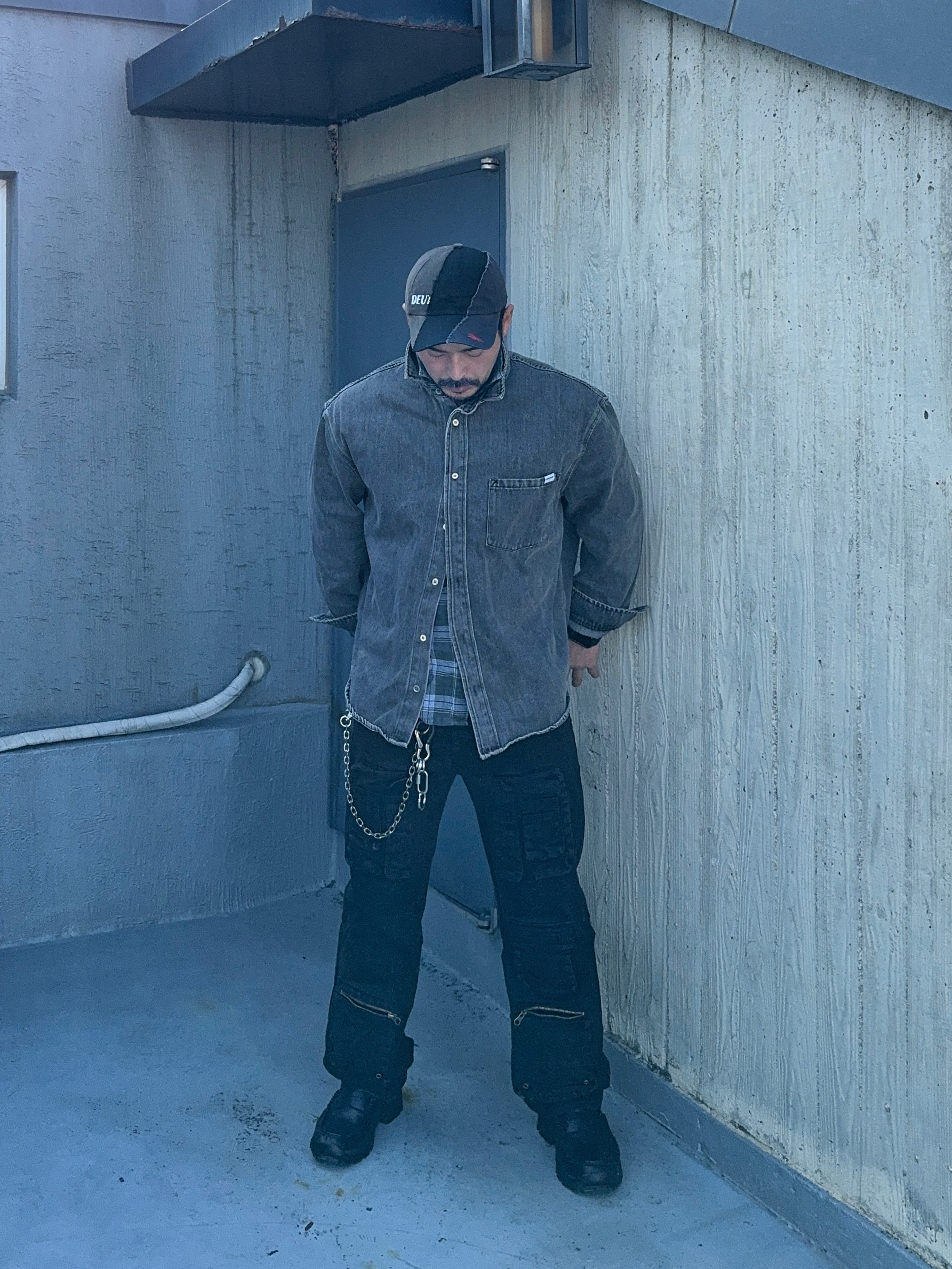 Undermycar Alghul Vintage Tactic Cargo Pants After Dark - 23SS 착용 스타일 - 3