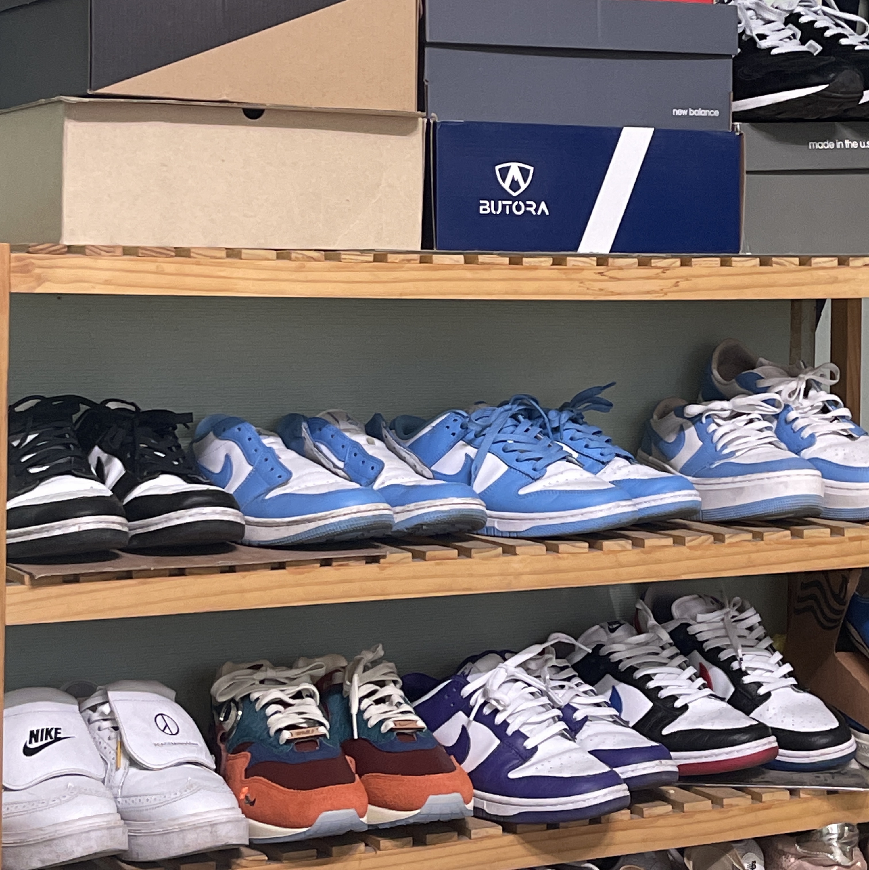 (W) Nike Air VaporMax Flyknit Pure Platinum, Converse x Golf le Fleur One Star Ox Kelly Green 착용 스타일 - 3