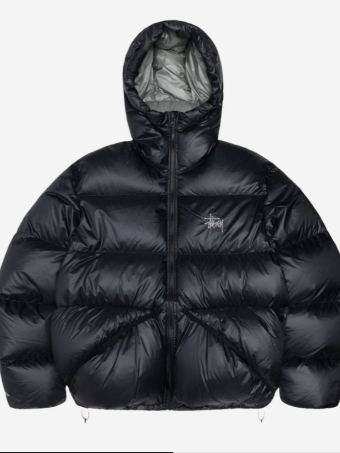 Stussy Down Parka Micro Ripstop Phantom Black 착용 스타일