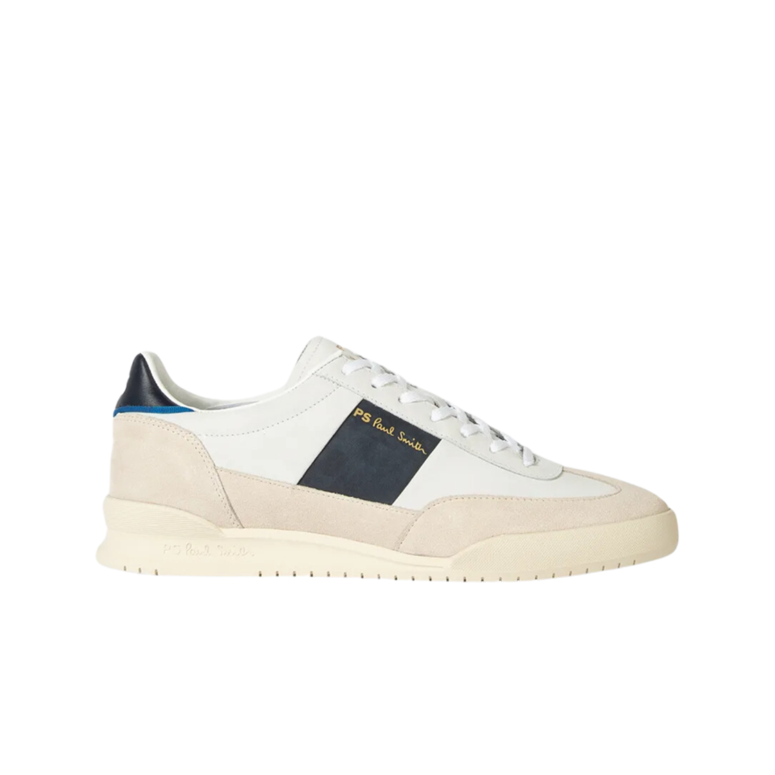 폴 스미스 레더 스웨이드 도버 트레이너 화이트 크림(Paul Smith Leather Suede Dover Trainers White Cream)