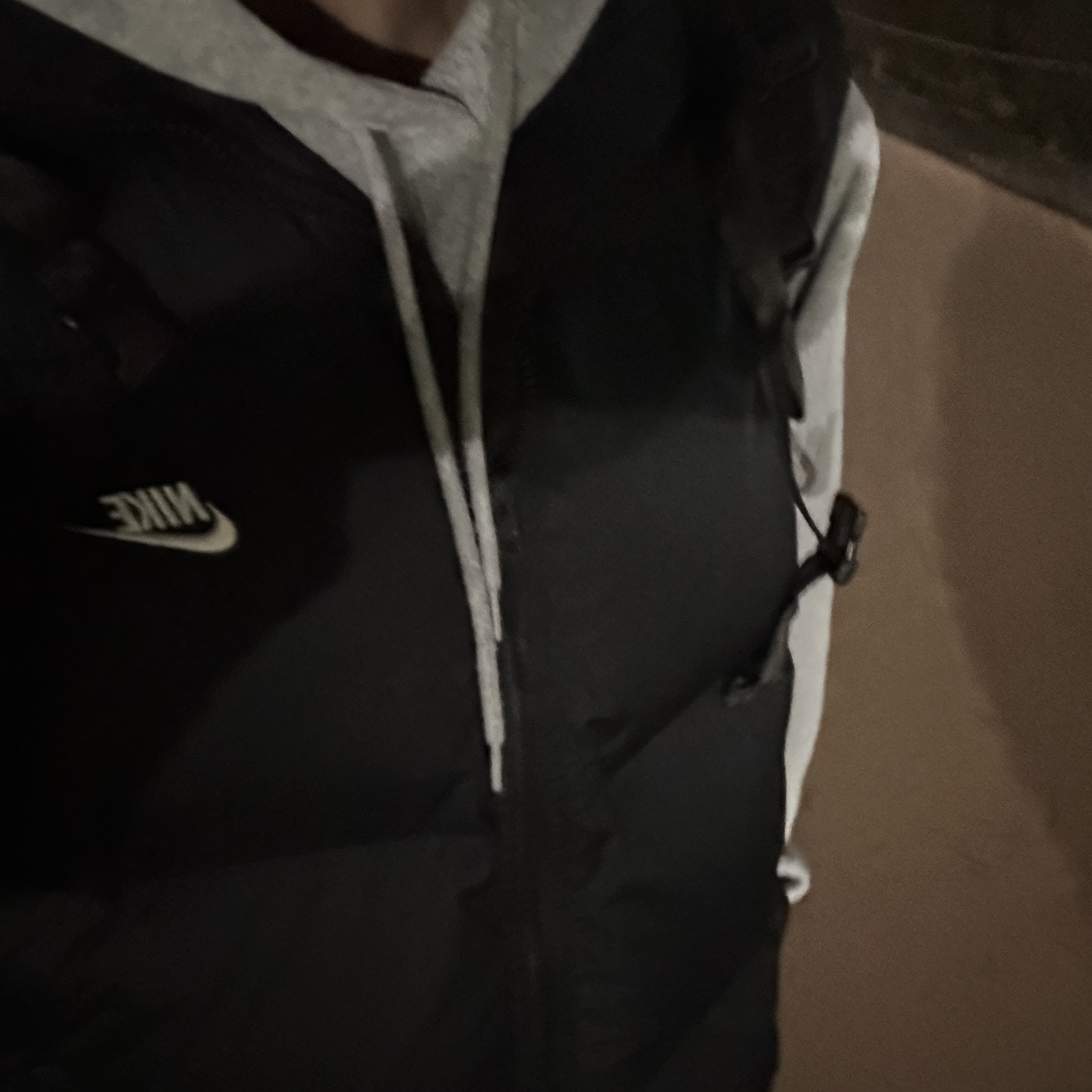 Nike NSW Club Primaloft Water-Repellent Puffer Vest Black - Asia 착용 스타일