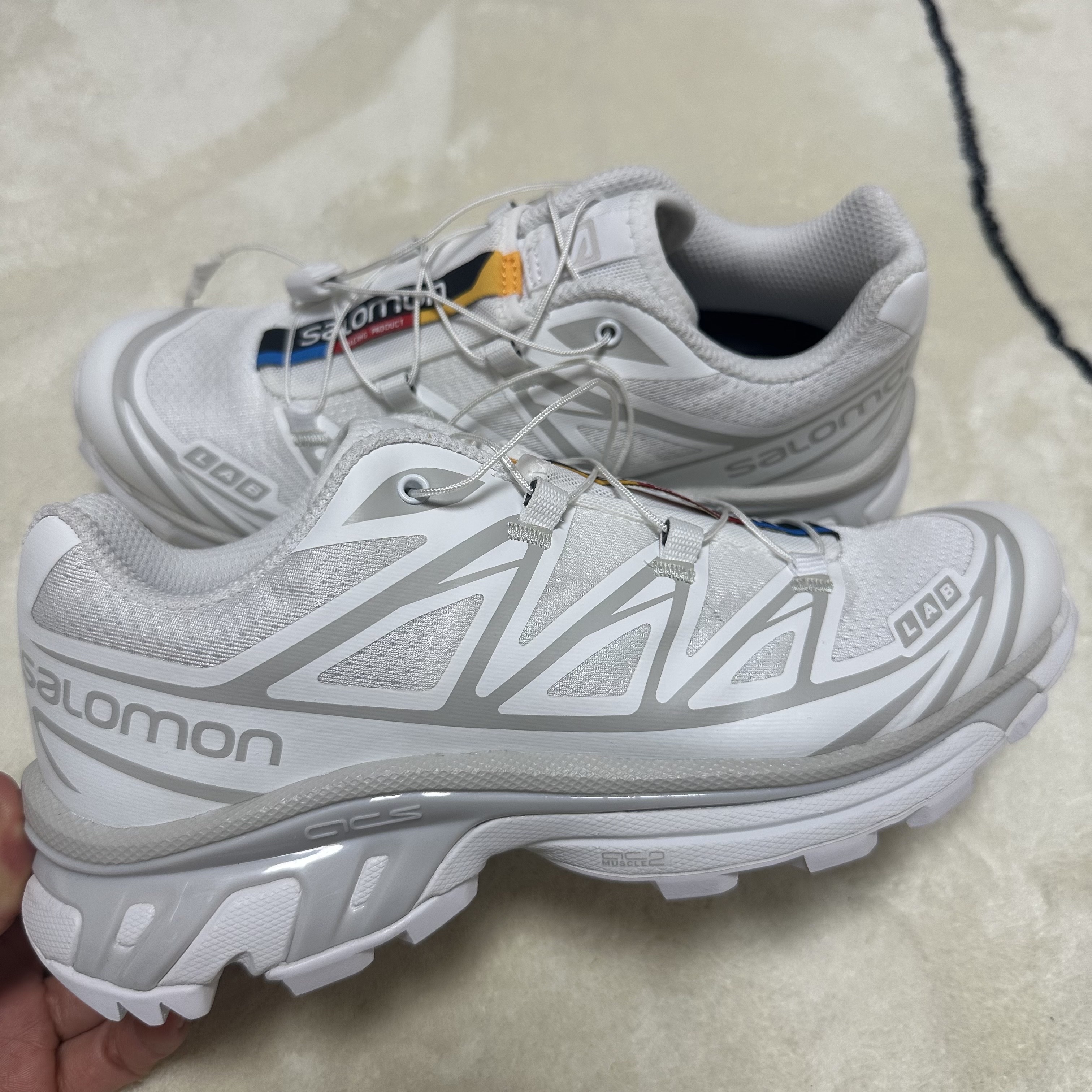 Salomon XT-6 ADV White 착용 스타일 - 1