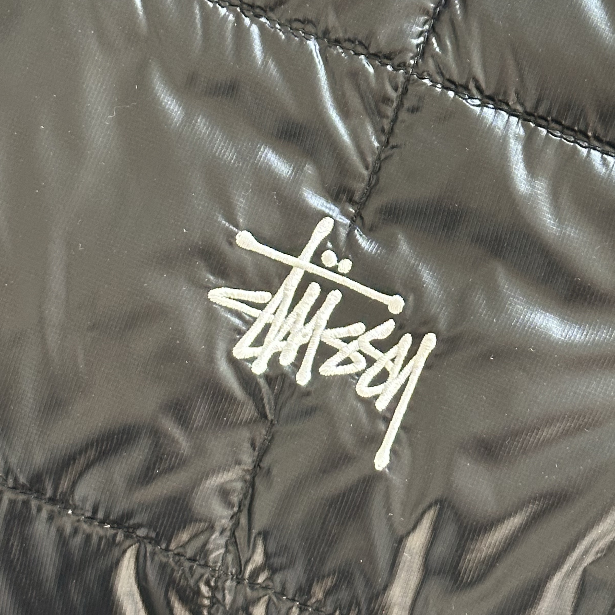 Stussy Midweight Hooded Puffer Black 착용 스타일