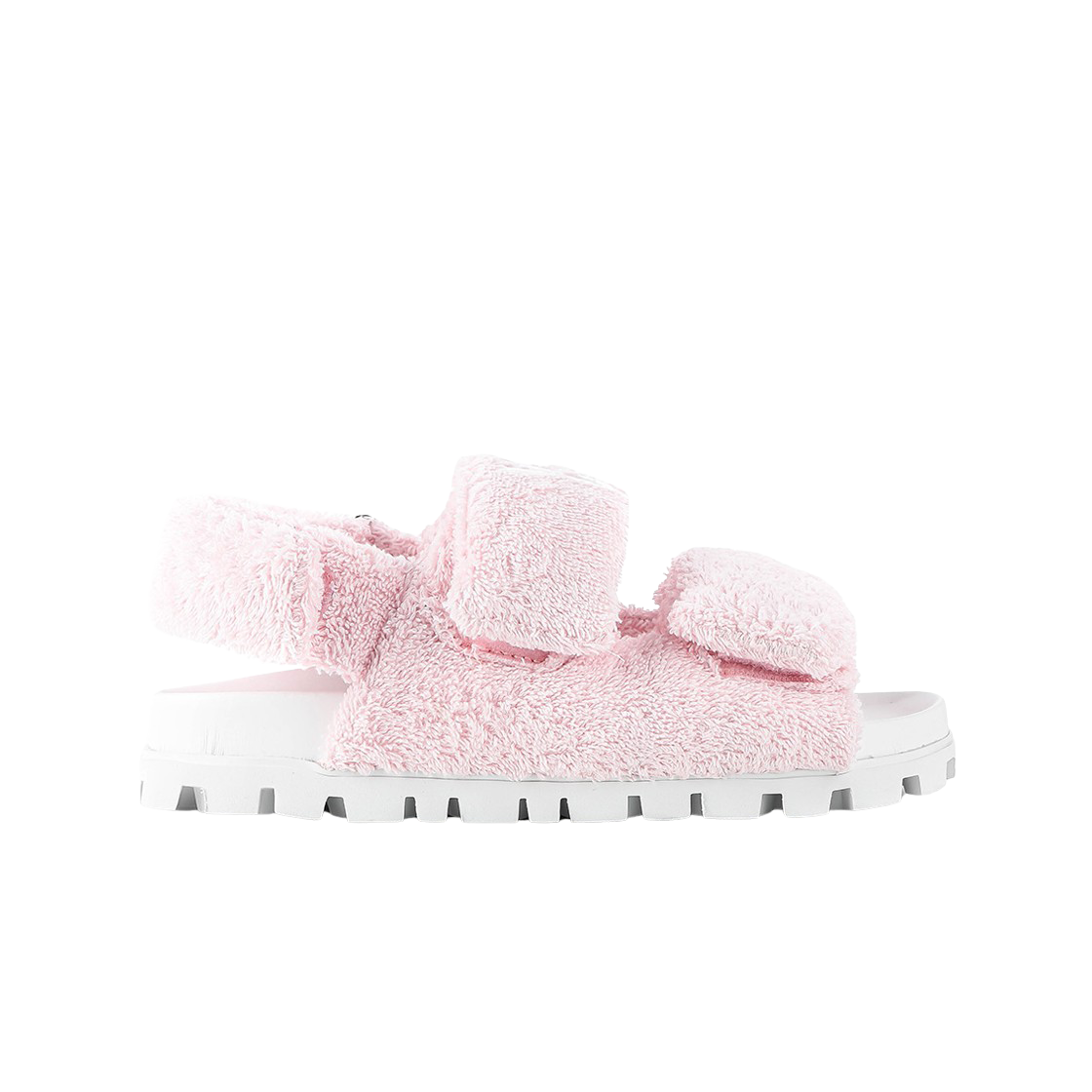 (W) 미우 미우 테리 샌들 앨러배스터 핑크((W) Miu Miu Terry Sandals Alabaster Pink)