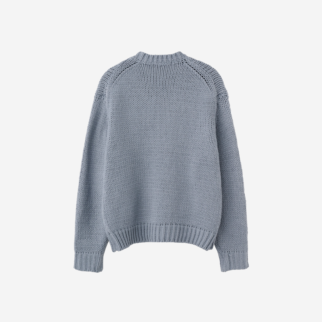 제너럴아이디어 유니섹스 핸드메이드 니트 풀오버 블루(General Idea Unisex Handmade Knit Pullover Blue) - 2