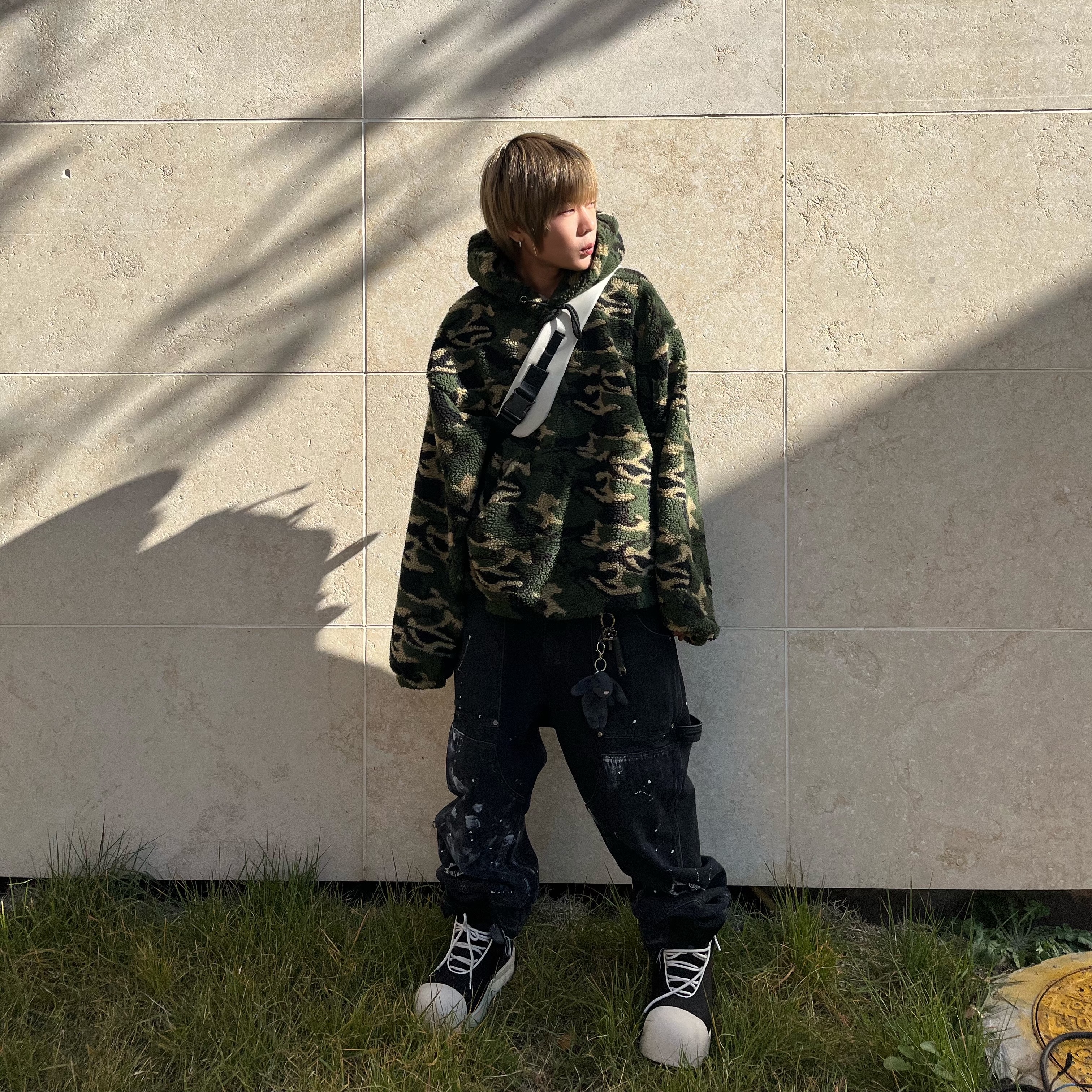 Wapworks Work Double Knee Carpenter Pants 착용 스타일 - 2
