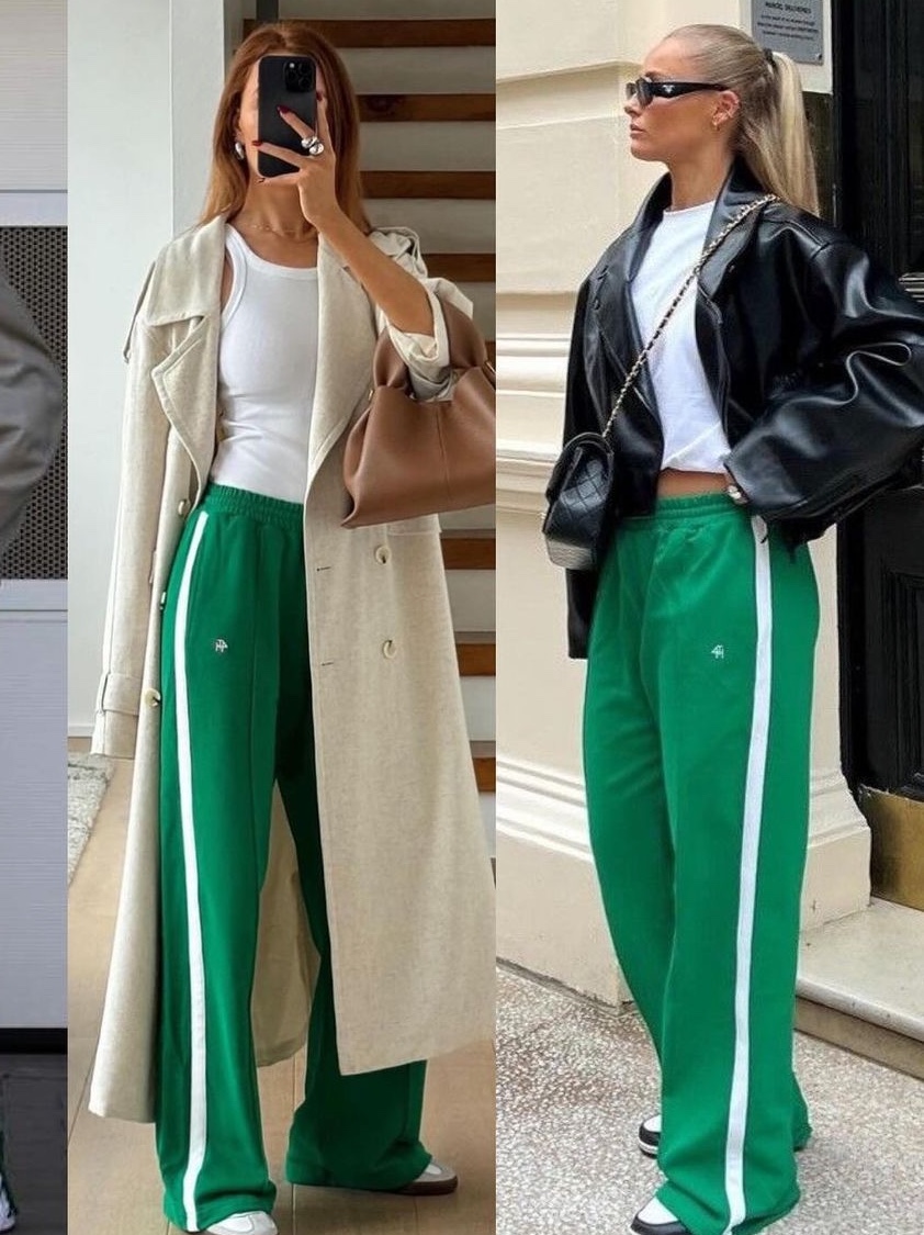 (W) Adidas Adilenium Season 2 Oversized Zip Off Track Pants Gender Neutral Black - KR Sizing, Needles Track Pants Poly Smooth Olive 착용 스타일 - 3