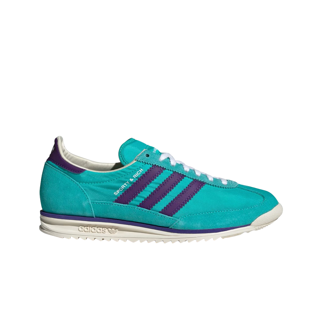 아디다스 x 스포티 앤 리치 SL 72 민트 러시 파워 퍼플(Adidas x Sporty & Rich SL 72 Mint Rush Power Purple) - 1