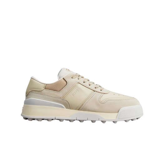 Tod's Sneakers in Suede and Smooth Leather Off White Beige