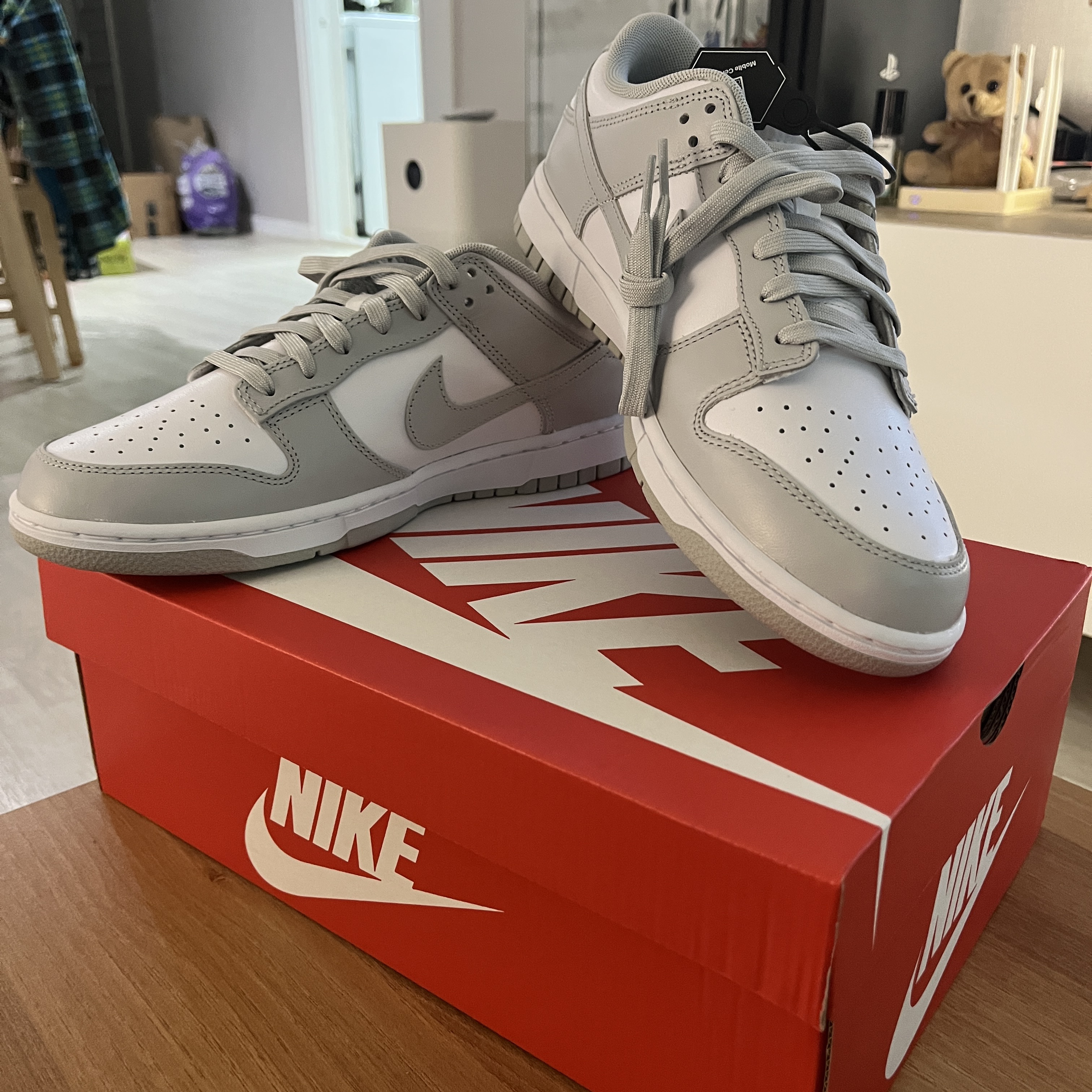 Nike Dunk Low Retro Grey Fog 착용 스타일