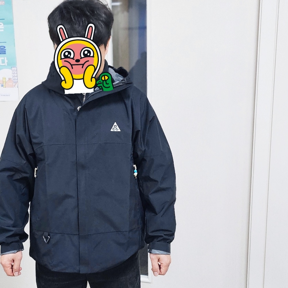 Nike ACG Storm-Fit ADV Cascade Rains Full Zip Jacket Black - Asia 착용 스타일