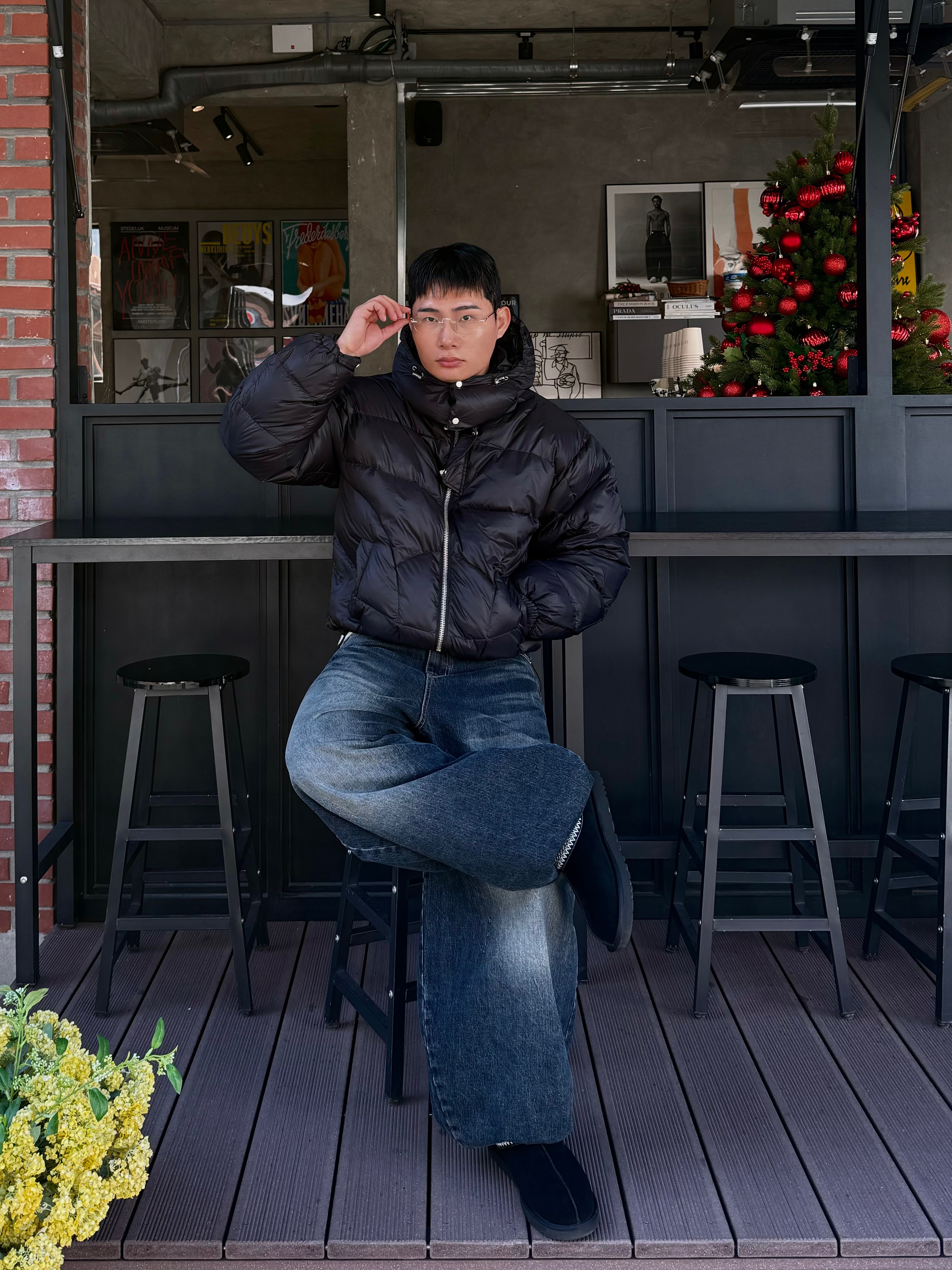 UGG Tasman Black 착용 스타일 - 5