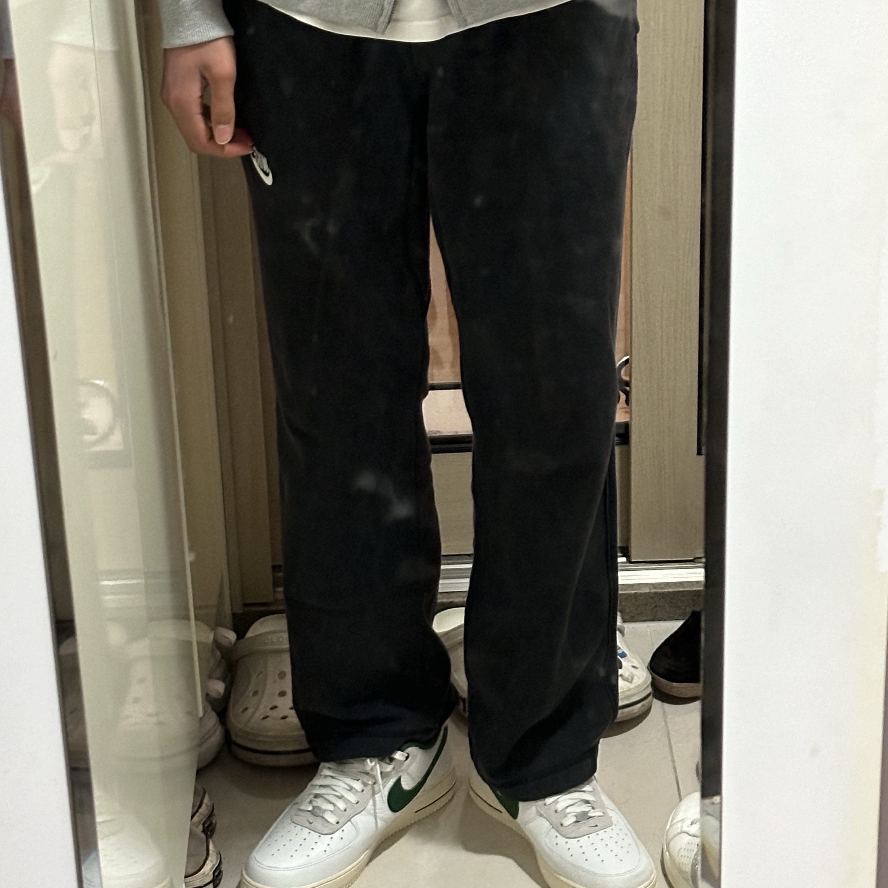 (W) Nike Air Force 1 '07 LX Summit White Gorge Green 착용 스타일