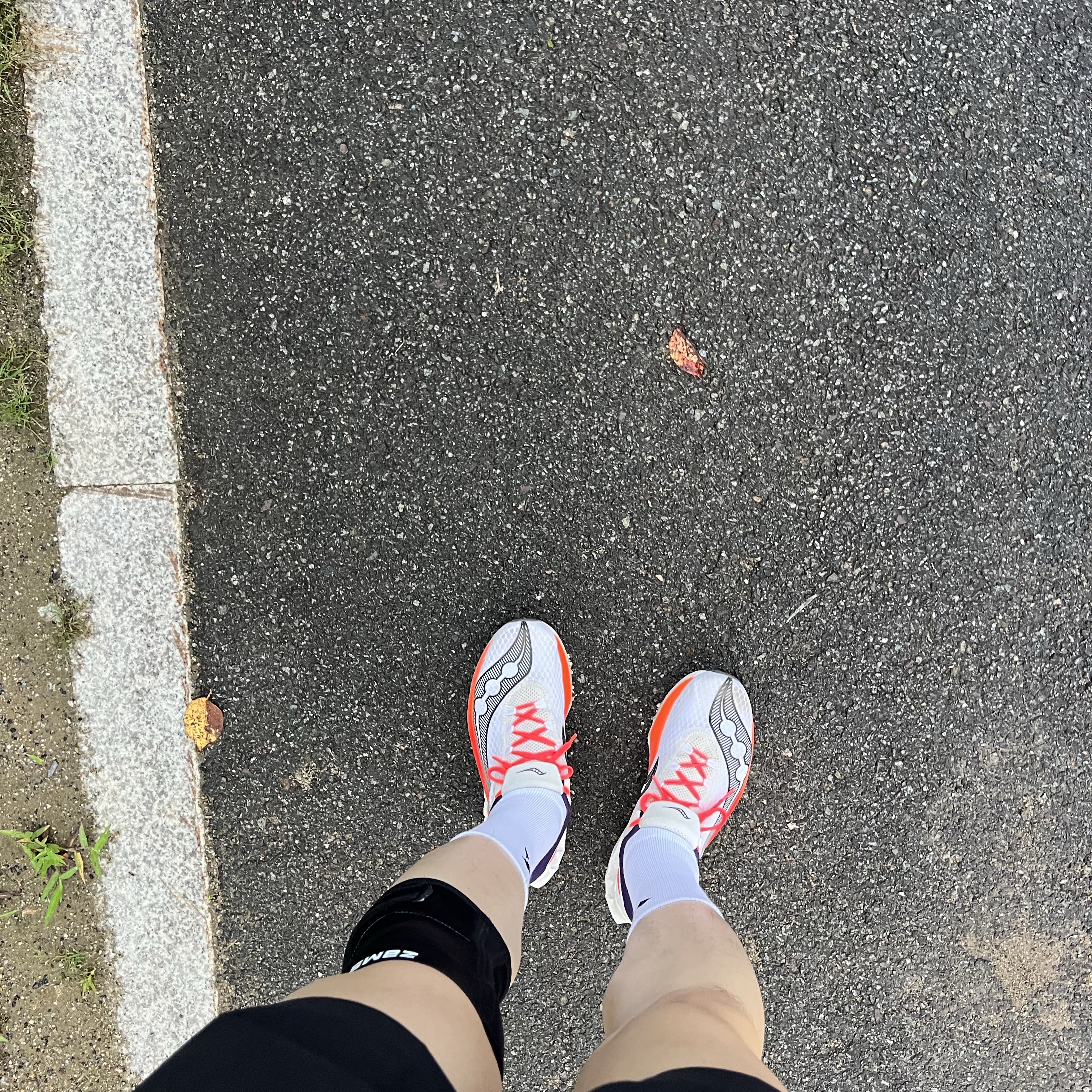 Saucony Endorphin Pro 4 White 착용 스타일 - 2