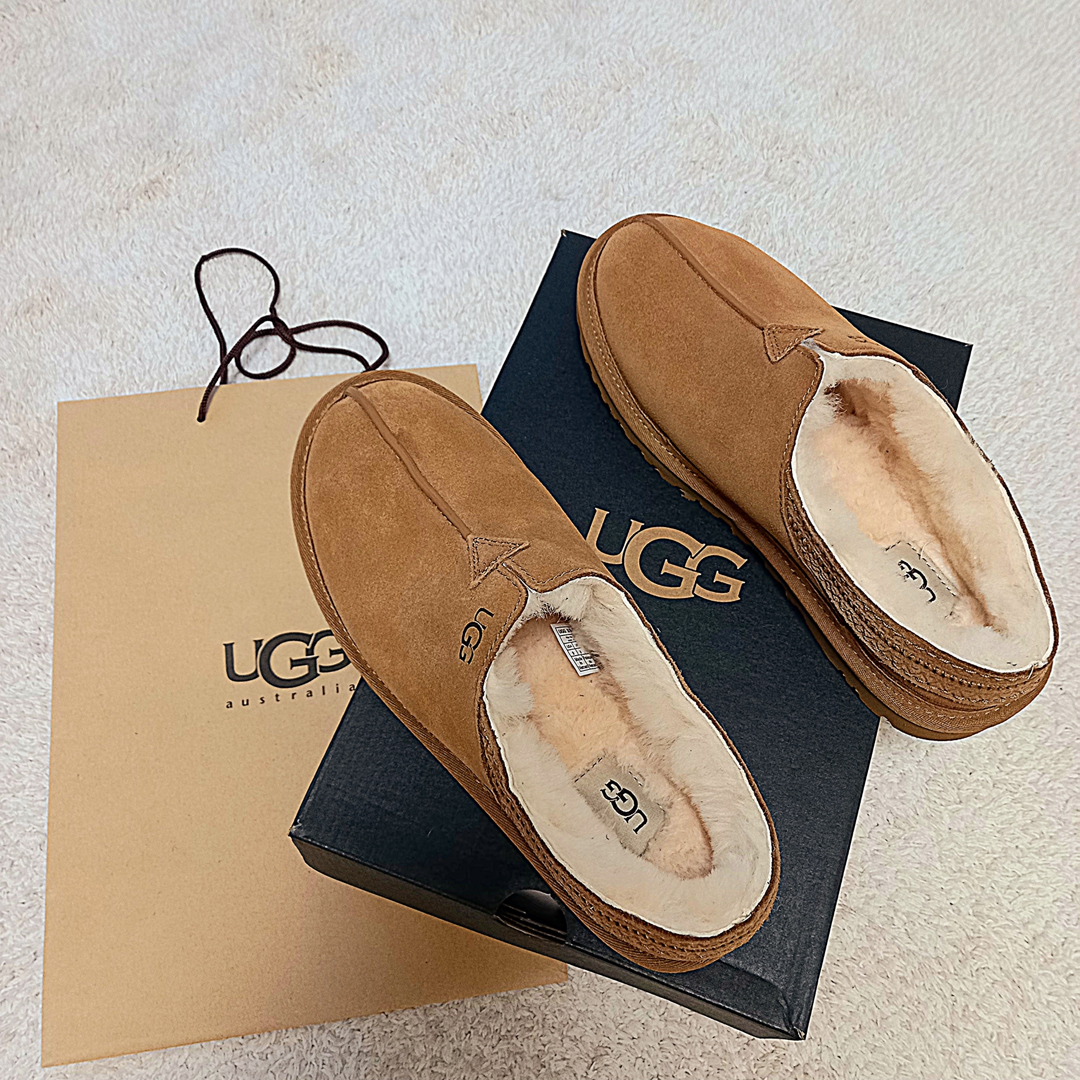 UGG Neuman Chestnut 착용 스타일 - 1