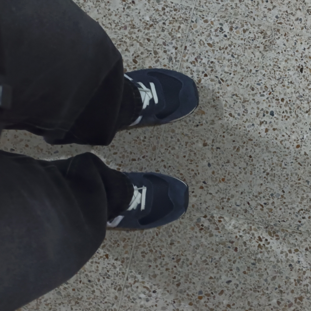 New Balance 574 Heritage Navy 착용 스타일