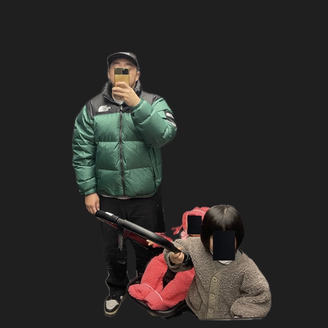Supreme x The North Face Nuptse Jacket Green - 24FW, Jordan 1 Retro High OG Black White 2014 착용 스타일