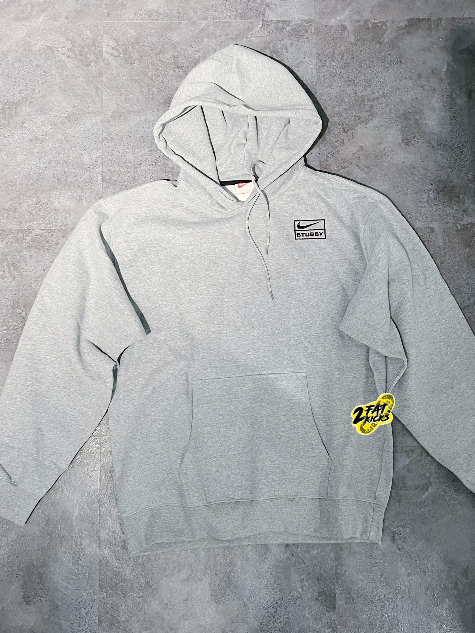 Nike x Stussy NRG RA Washed Pullover Hoodie Black (DN4028-010), Nike x Stussy NRG RA Pullover Hoodie Dark Grey Heather (DJ9489-063) 착용 스타일 - 7
