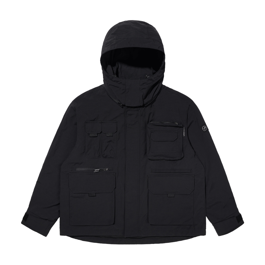 록히드마틴 멀티 포켓 하이커 자켓 블랙