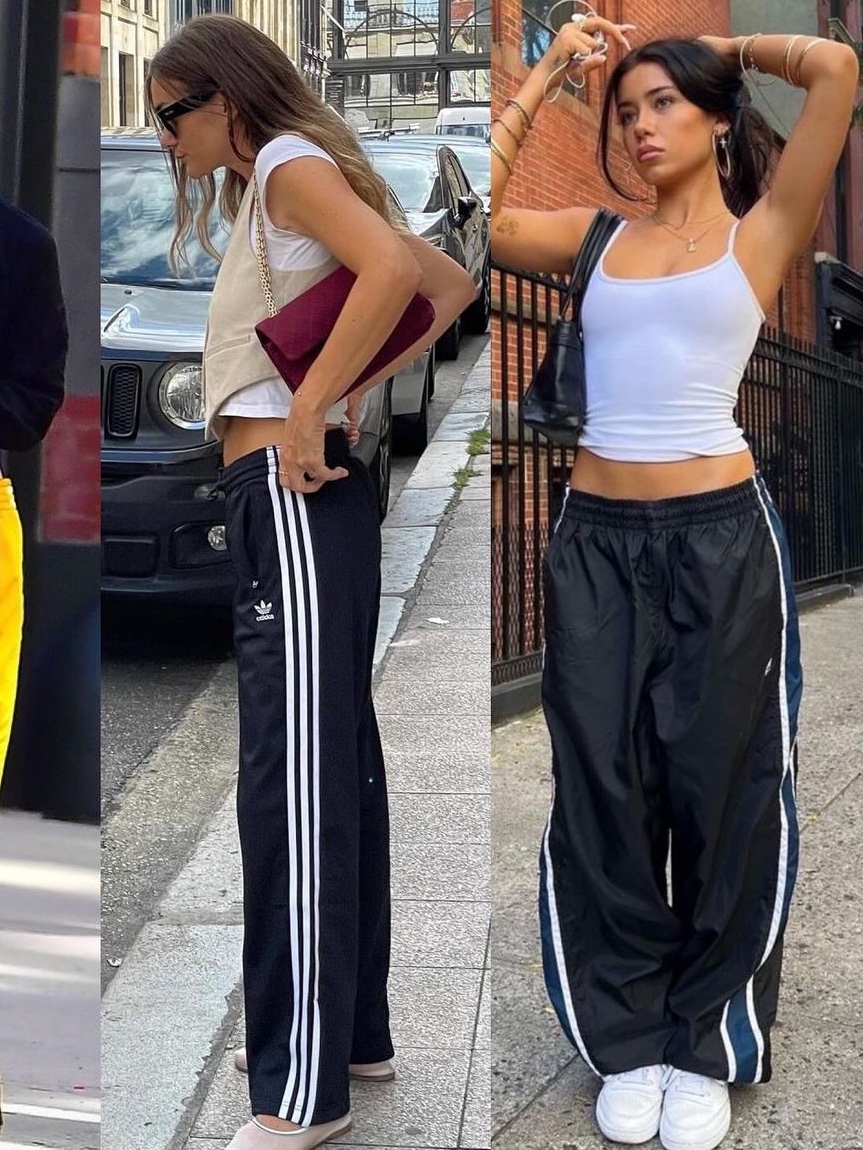 (W) Adidas Adilenium Season 2 Oversized Zip Off Track Pants Gender Neutral Black - KR Sizing, Needles Track Pants Poly Smooth Olive 착용 스타일 - 4