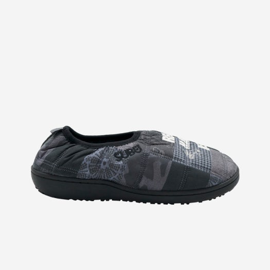 PL4ESO0201A4 Polyteru x Subu Padded Slipper Patched Gray+Lettering