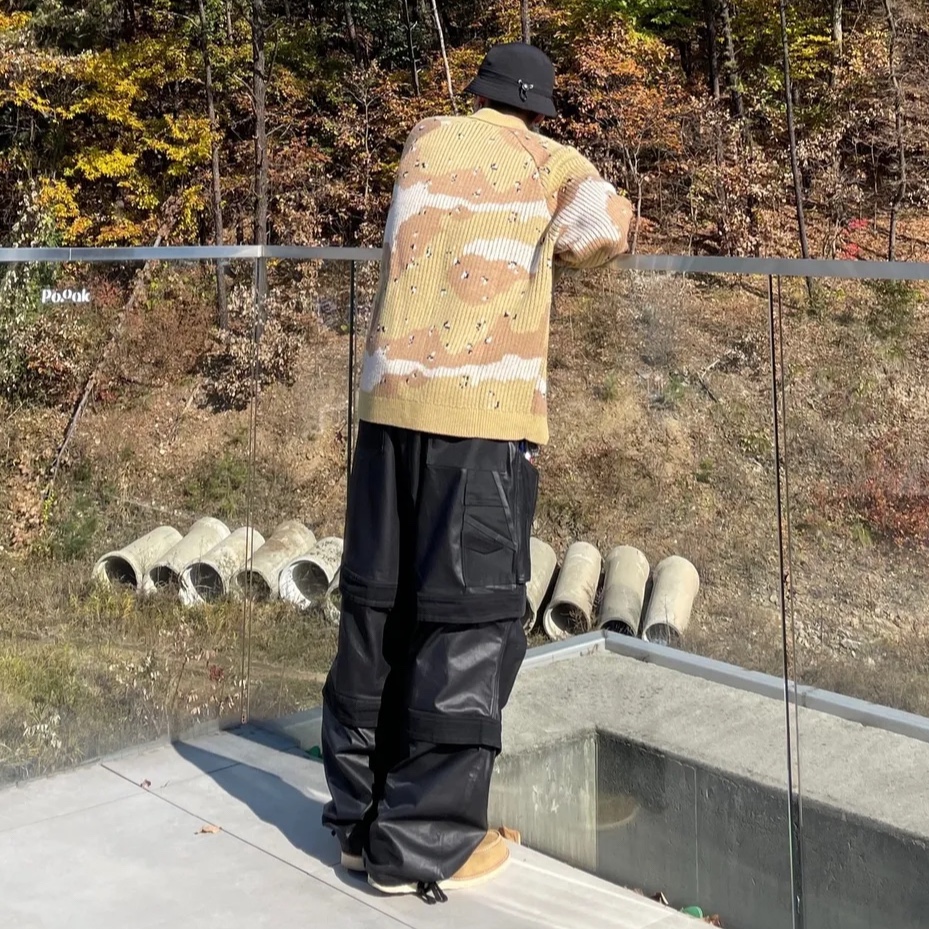 Supreme Small Box Polo Sweater Desert Camo - 24FW 착용 스타일 - 2