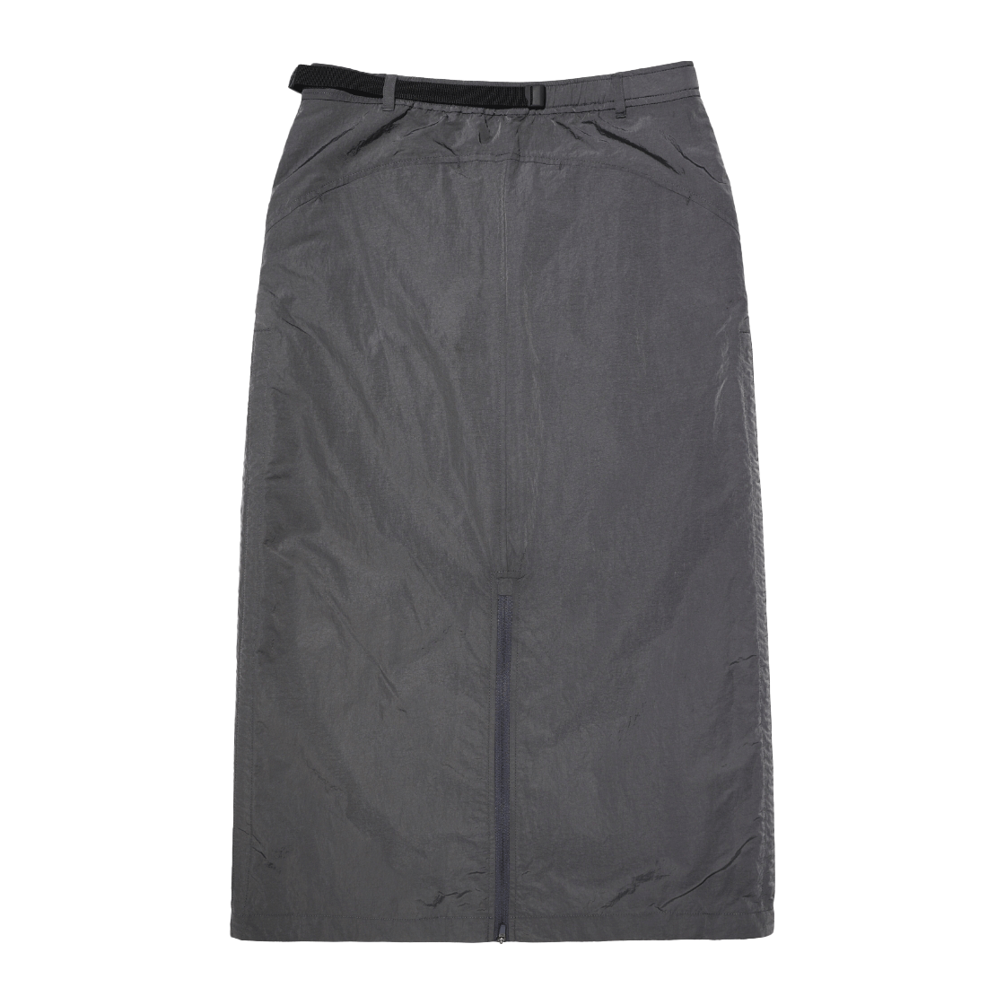 록히드마틴 랩드 미디 스커트 차콜(LOCKHEED MARTIN Wrapped Midi Skirt Charcoal) - 4