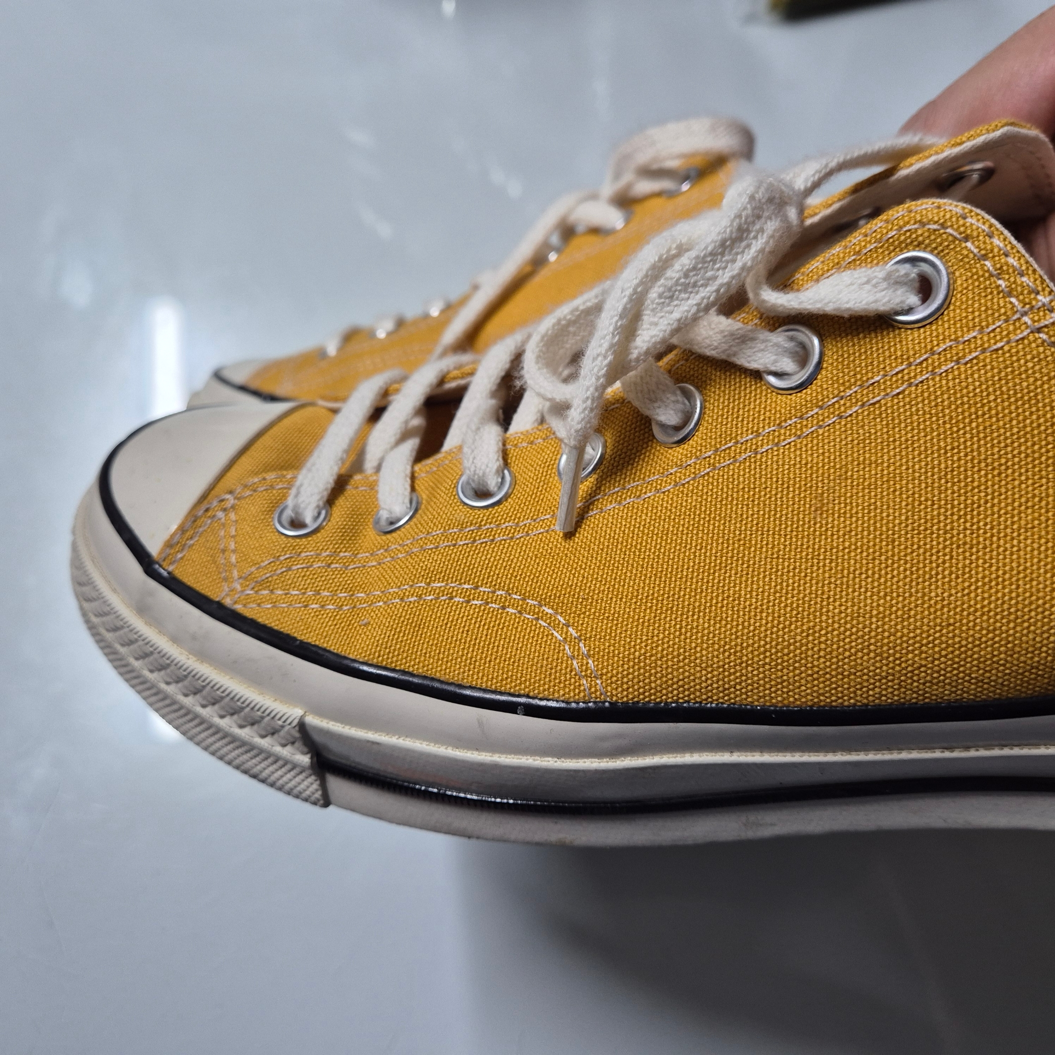 Converse Chuck 70 Ox Vintage Canvas Sunflower 착용 스타일