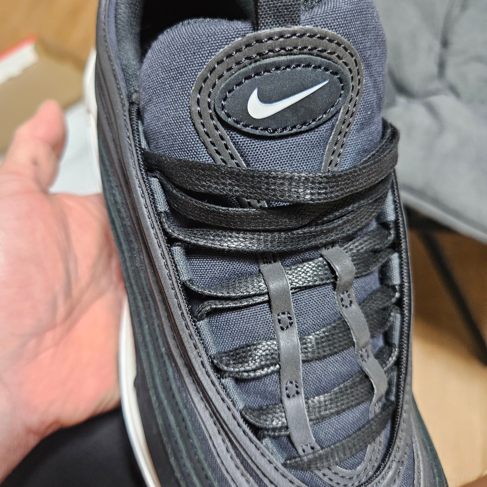 Nike Air Max 97 SE Off Noir 착용 스타일 - 1