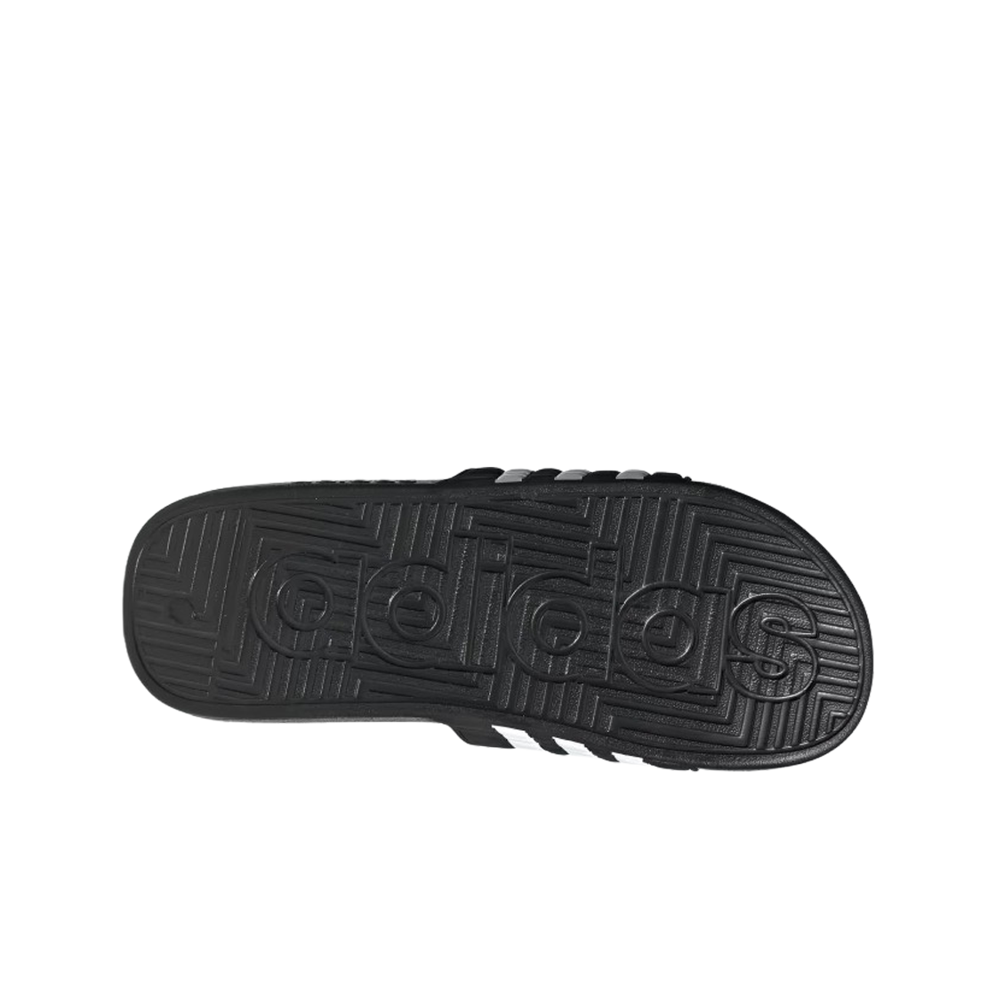 아디다스 아디사지 슬라이드 코어 블랙 클라우드 화이트(Adidas Adissage Slides Core Black Cloud White) - 3