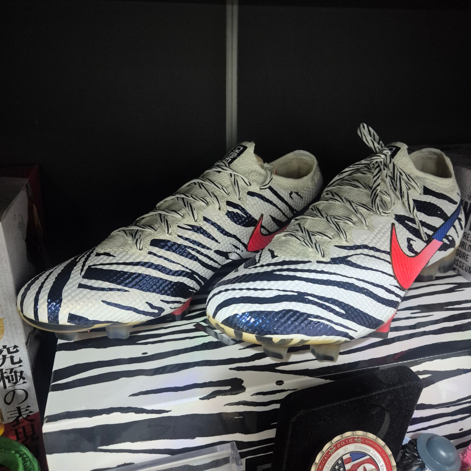 Nike Mercurial Vapor 13 Elite Korea FG White Red Orbit 착용 스타일