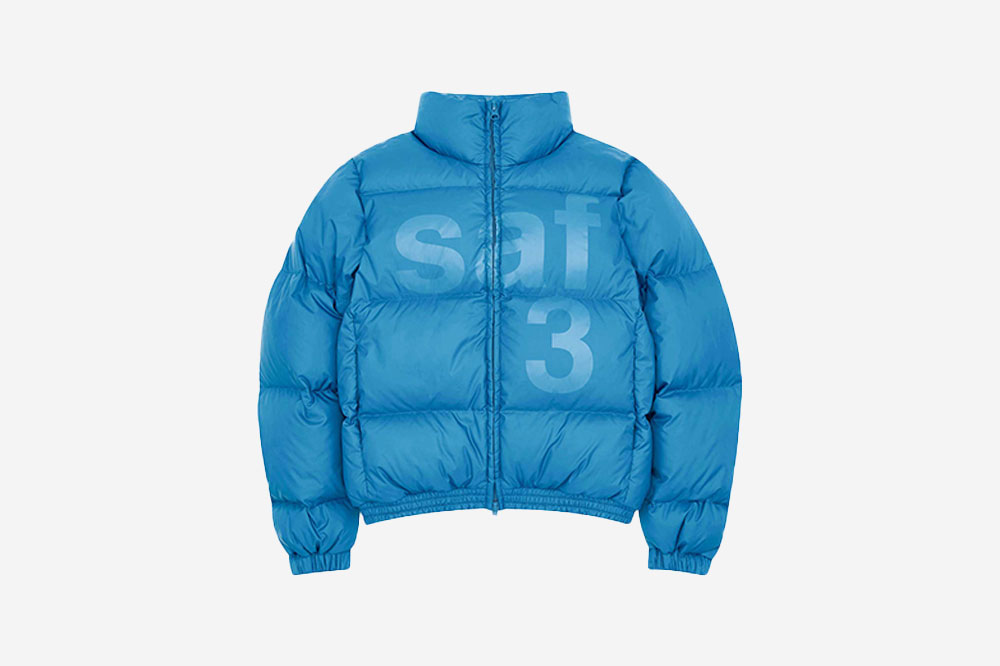 SAFARISPOT 1/2 REVERSIBLE TWO COLOR LIGHT DOWN JACKET GRAY