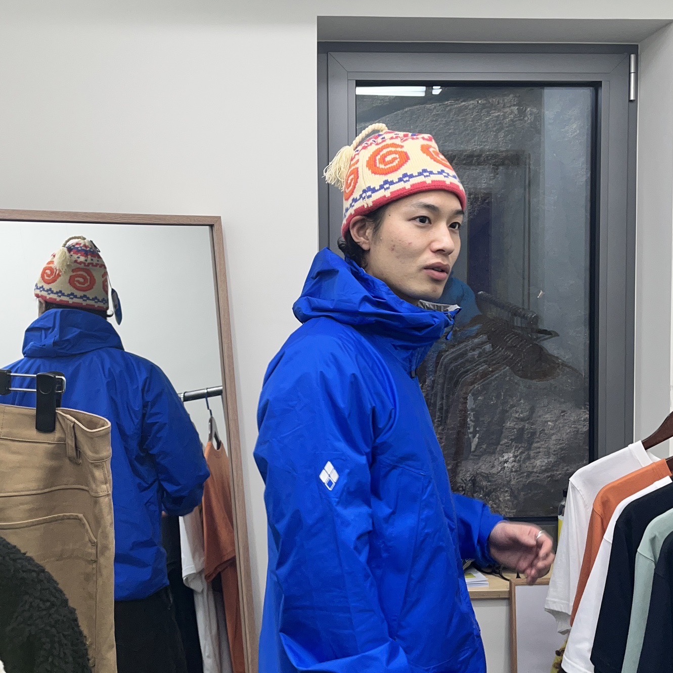 Ostrya Nordic Beanie Natural - 24FW 착용 스타일
