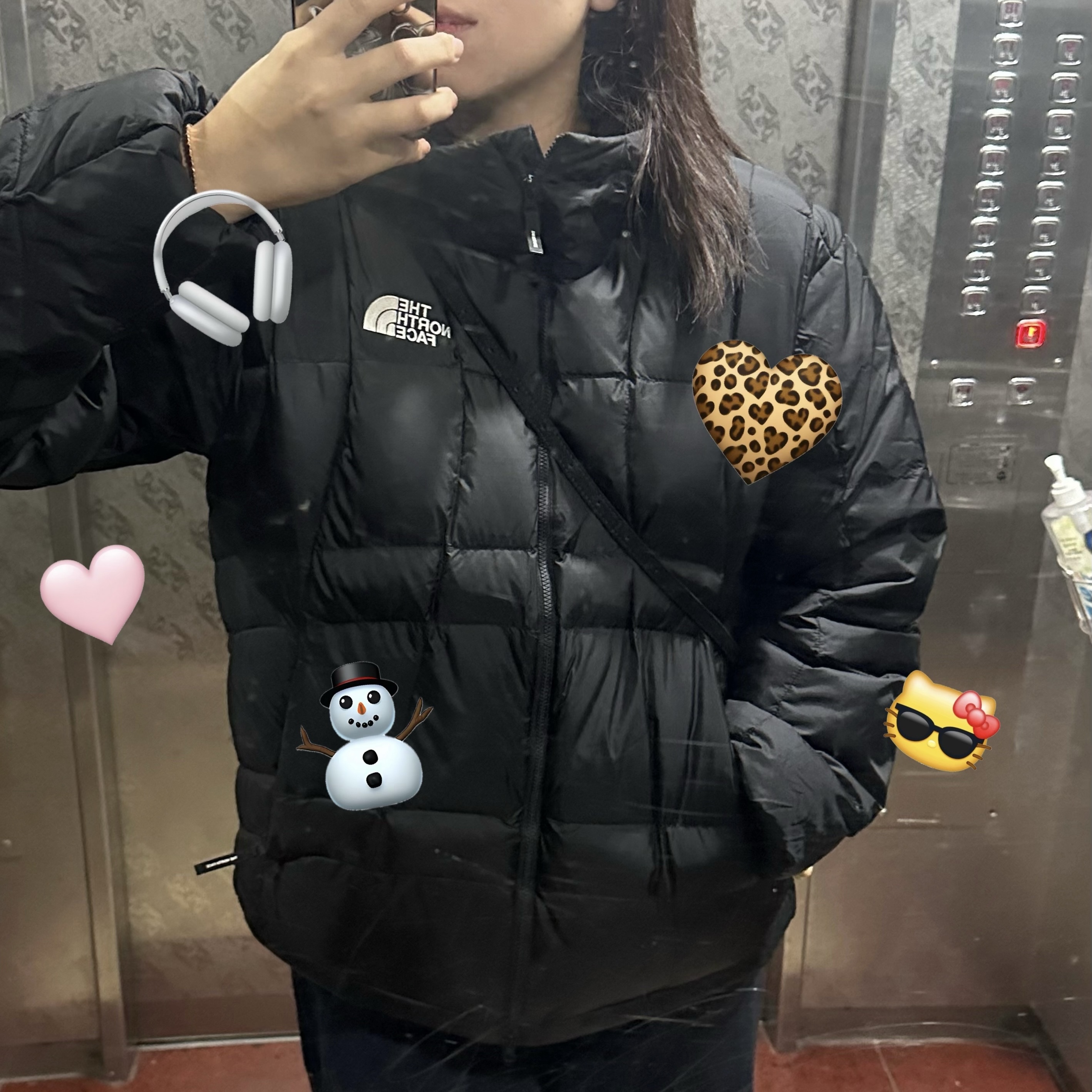 The North Face White Label Wave LT On Ball Jacket Khaki, The North Face White Label Wave LT On Ball Jacket Gray 착용 스타일