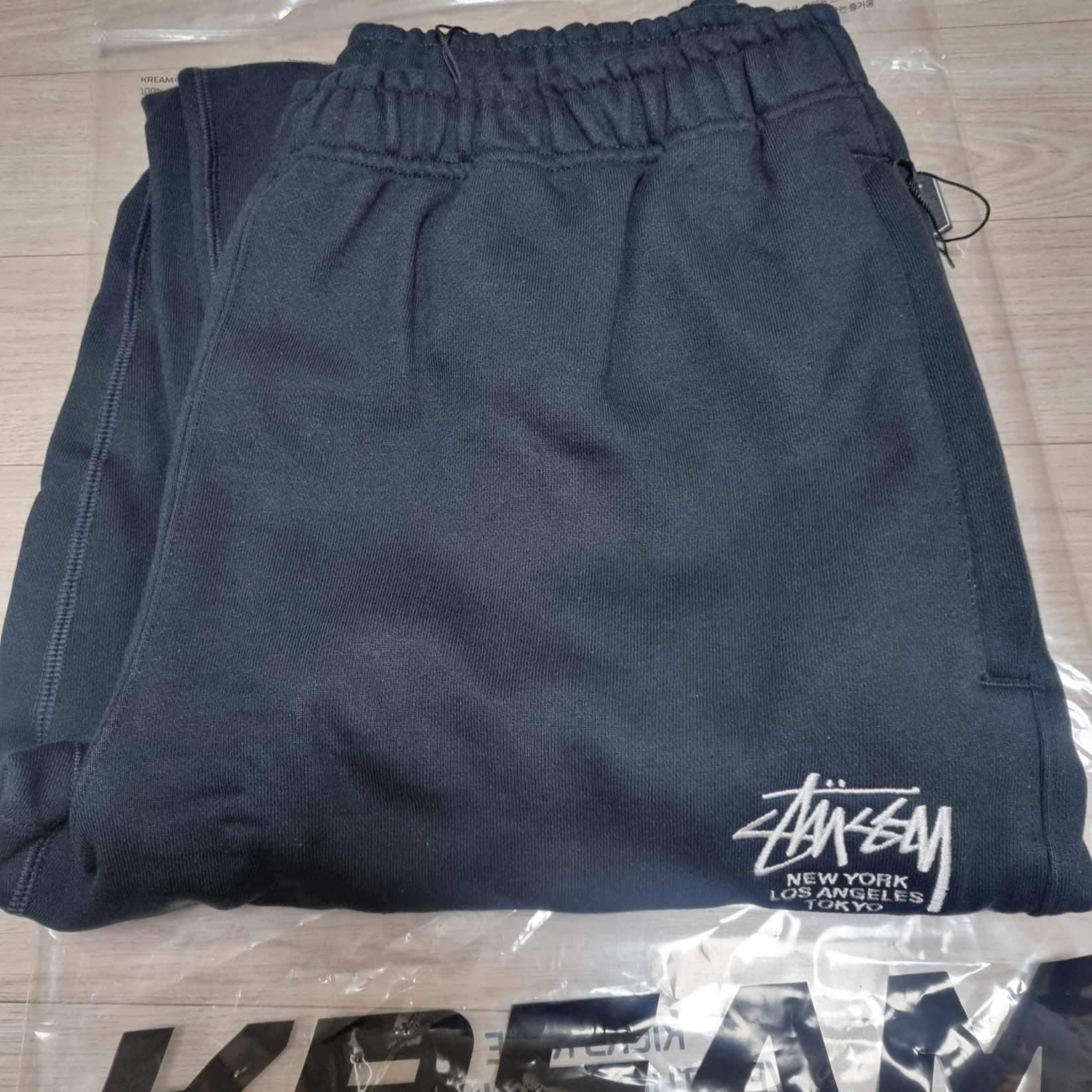 Nike x Stussy NRG ZR Fleece Pants Black - US/EU 착용 스타일 - 1