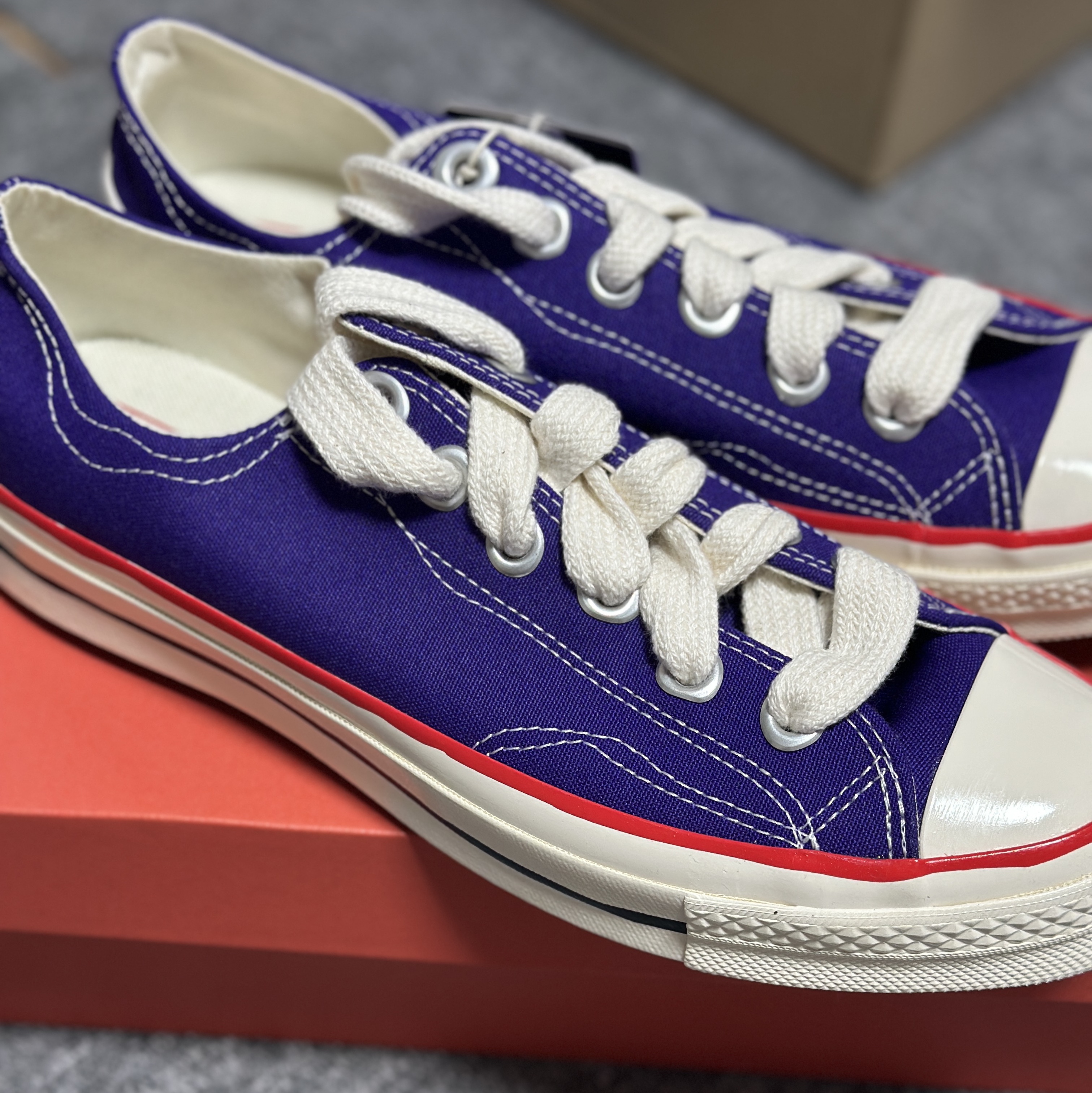 Converse Chuck 70 Ox Sketch Court Purple 착용 스타일