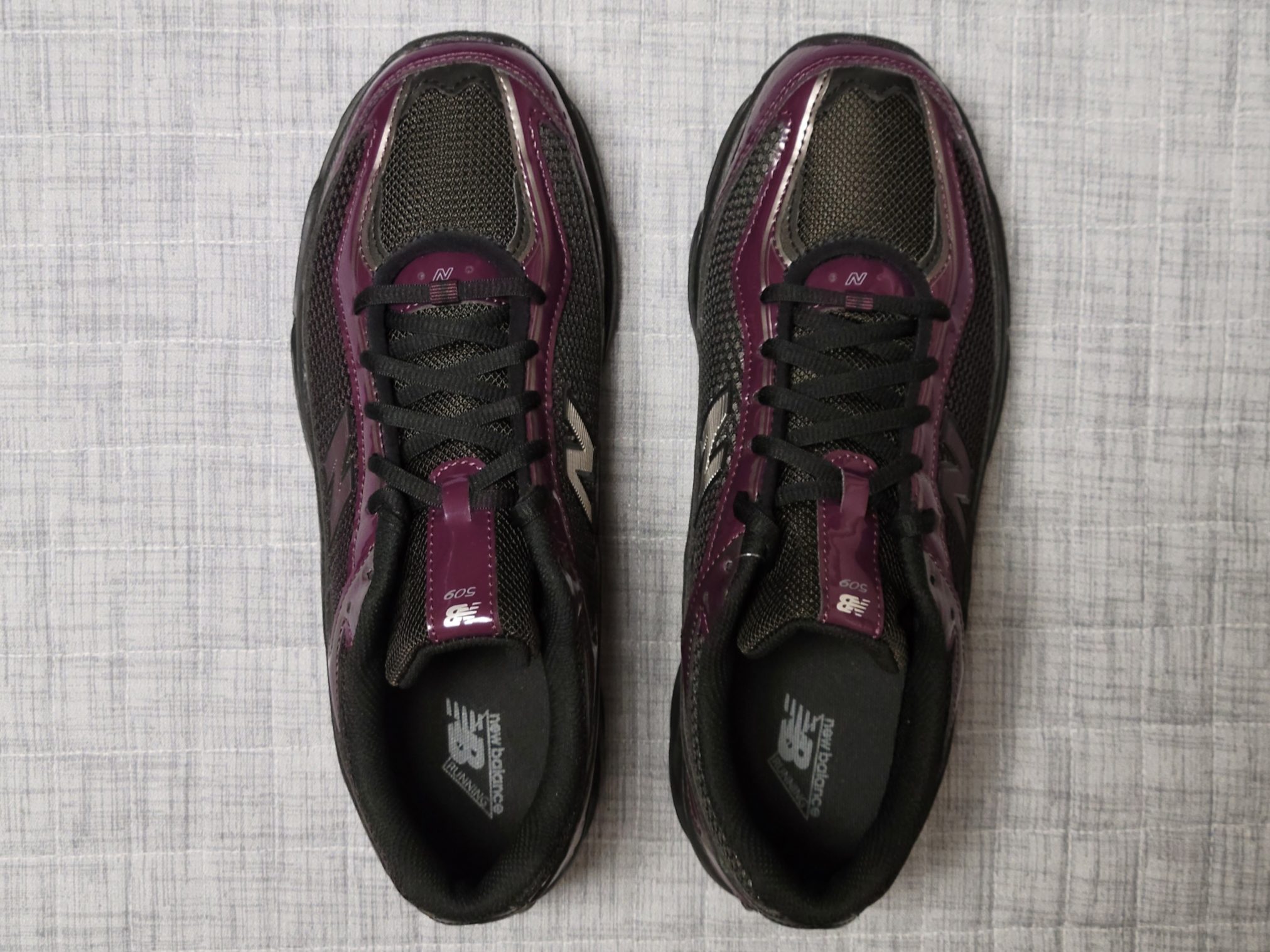 New Balance 509 Purple 착용 스타일 - 4
