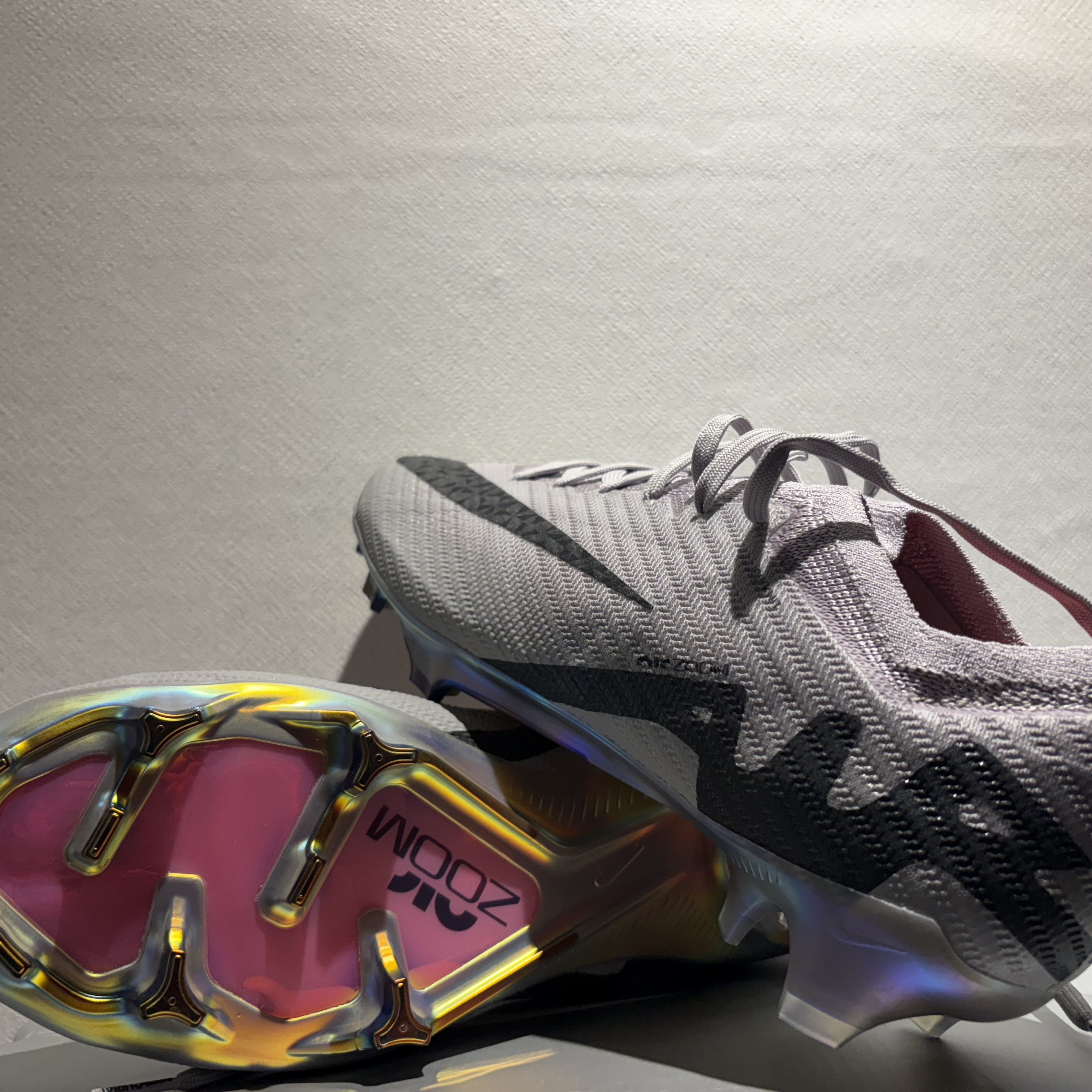Nike Mercurial Vapor 15 Elite FG Atmosphere Grey Black 착용 스타일