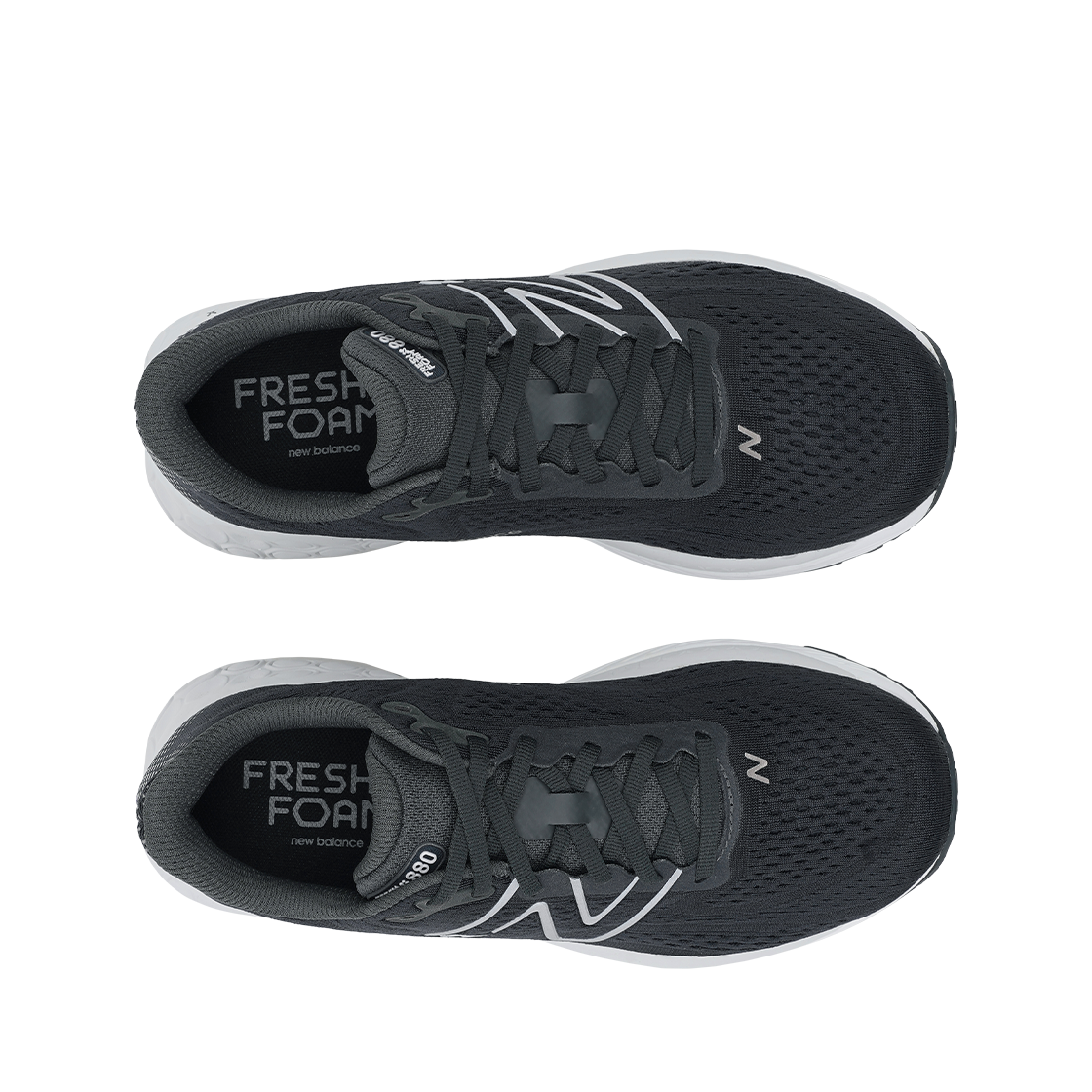 (W) 뉴발란스 프레쉬 폼 X 880v13 블랙탑 실버 메탈릭 - D 와이드((W) New Balance Fresh Foam X 880v13 Blacktop Silver Metallic - D Wide) - 5