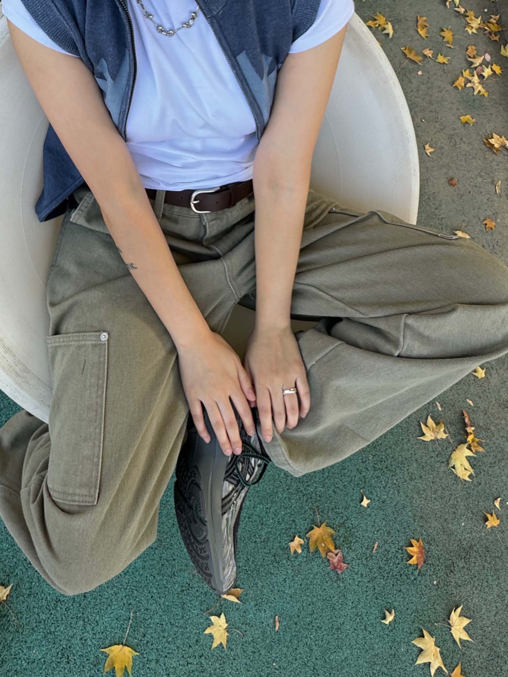 (W) Asics x Kiko Kostadinov Gel-Flammae Grey Black 착용 스타일